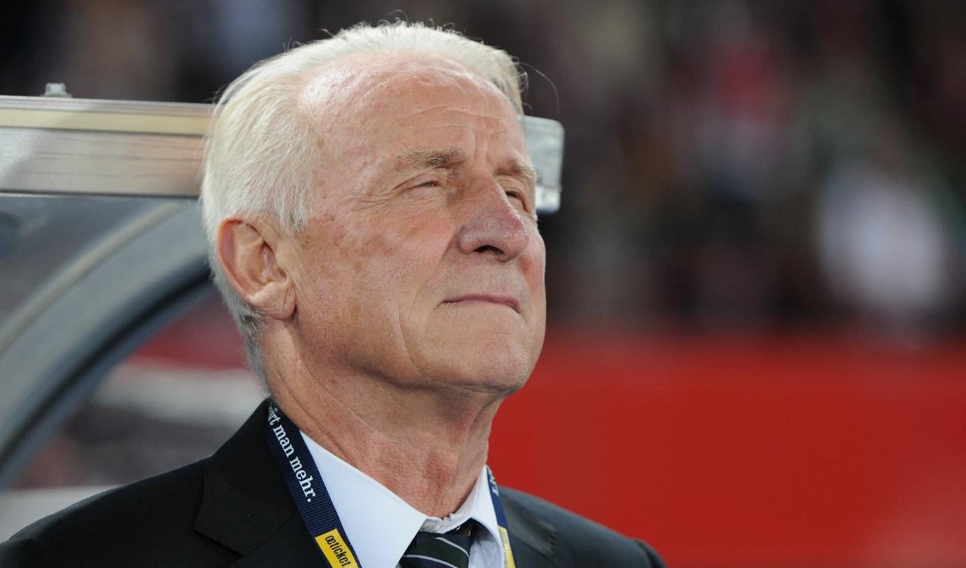 Giovanni Trapattoni, här förbundskapten för Irland, under en match mot Österrike den 9 september 2013 på Ernst Happel Stadion i Wien. Foto: Michael Kranewitter