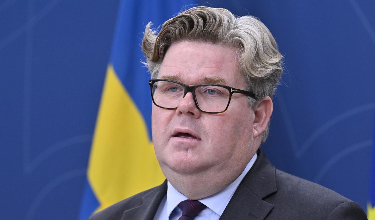 Justitieminister Gunnar Strömmer (bilden) skriver på DN Debatt tillsammans med försvarsminister Pål Jonson och företrädare för Tidöpartierna. Arkivbild. Foto: Henrik Montgomery/TT