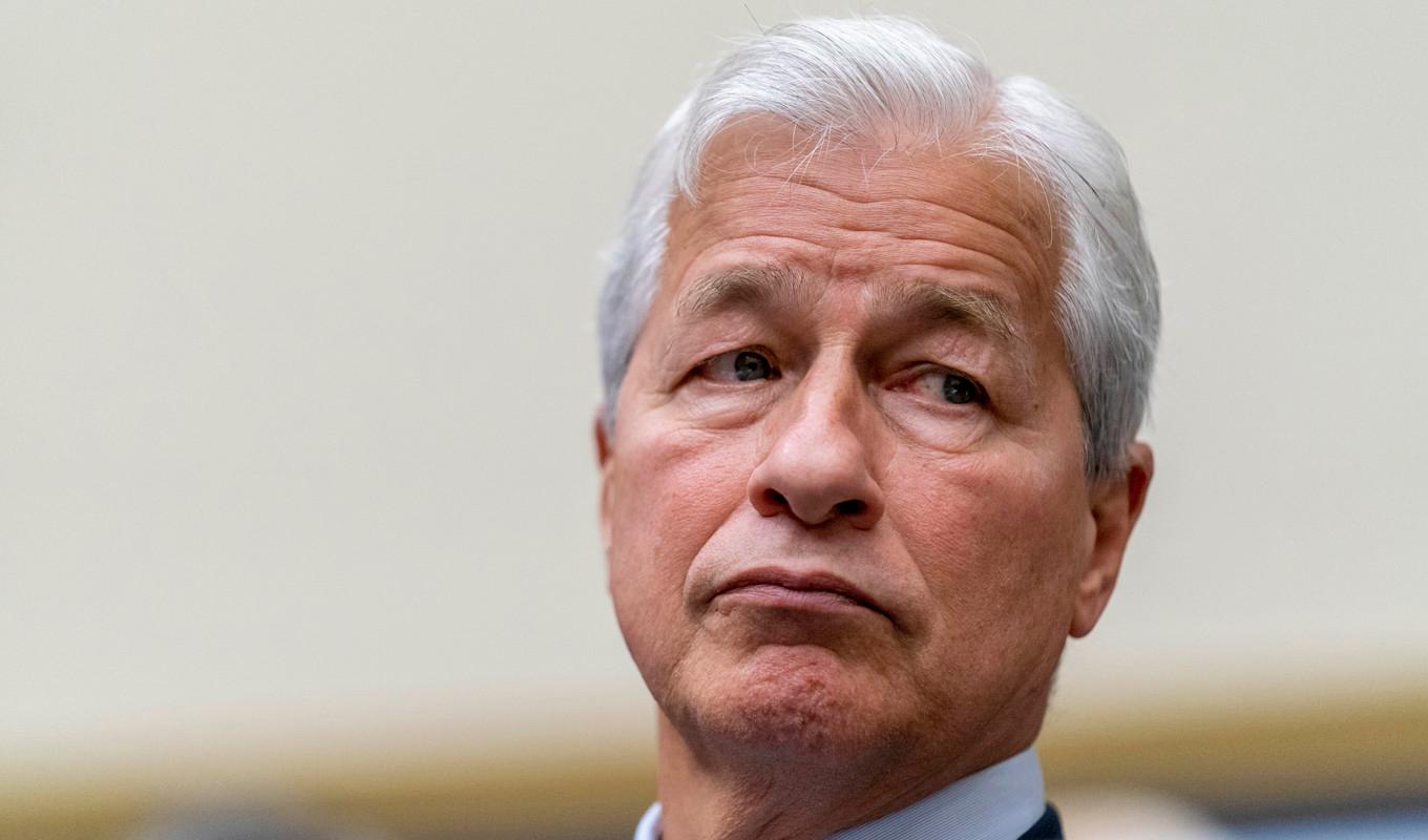 JP Morgan vd Jamie Dimon kallar kvartalsresultatet för stabilt. Arkivbild. Foto: Andrew Harnik/AP/TT