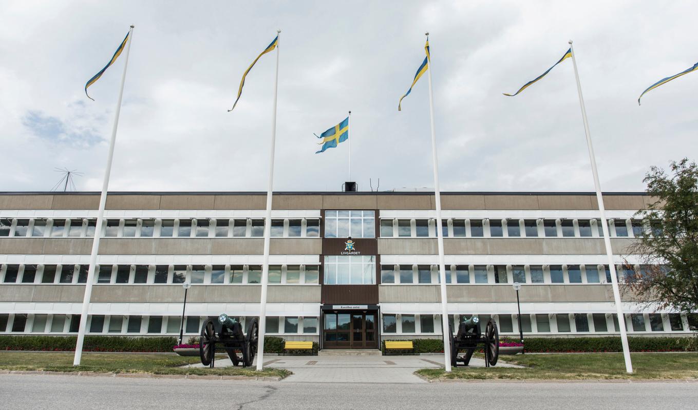 En soldat dödades av ett vådaskott på Livgardet förra hösten. Arkivbild. Foto: Adam Wrafter/SvD/TT