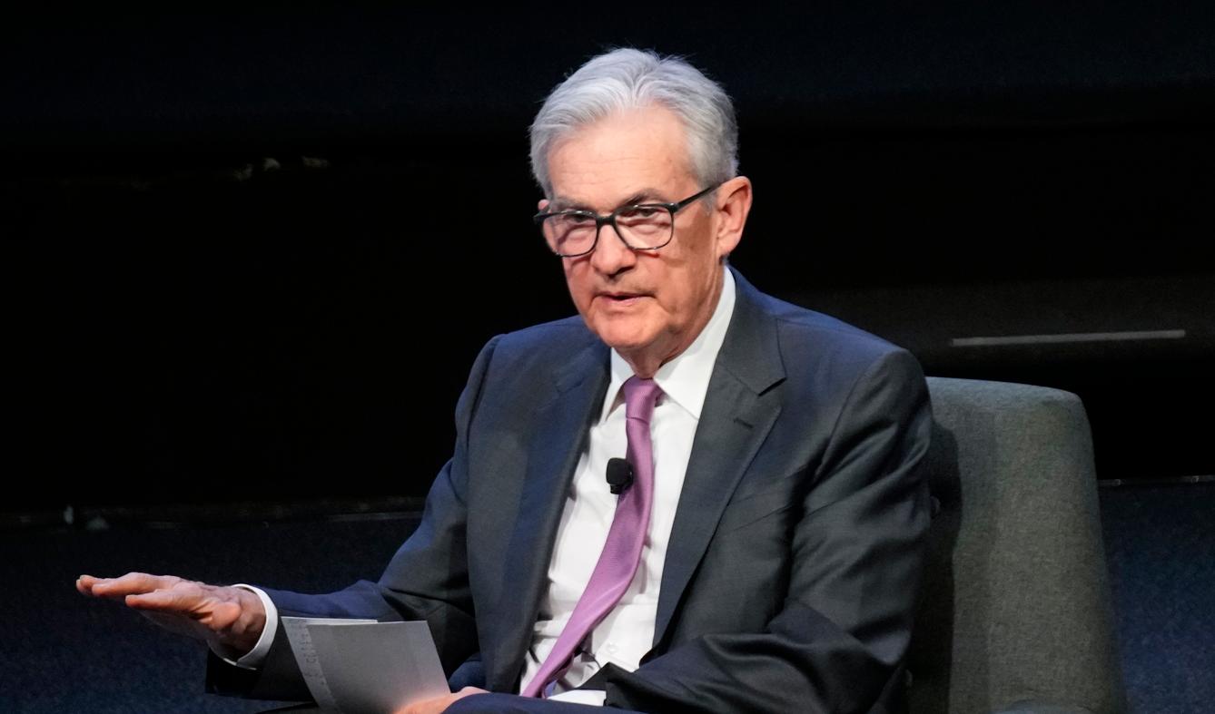 Jerome Powell, chef för centralbanken (Fed), kommer med räntebesked i nästa vecka. Arkivbild. Foto: Seth Wenig/AP/TT