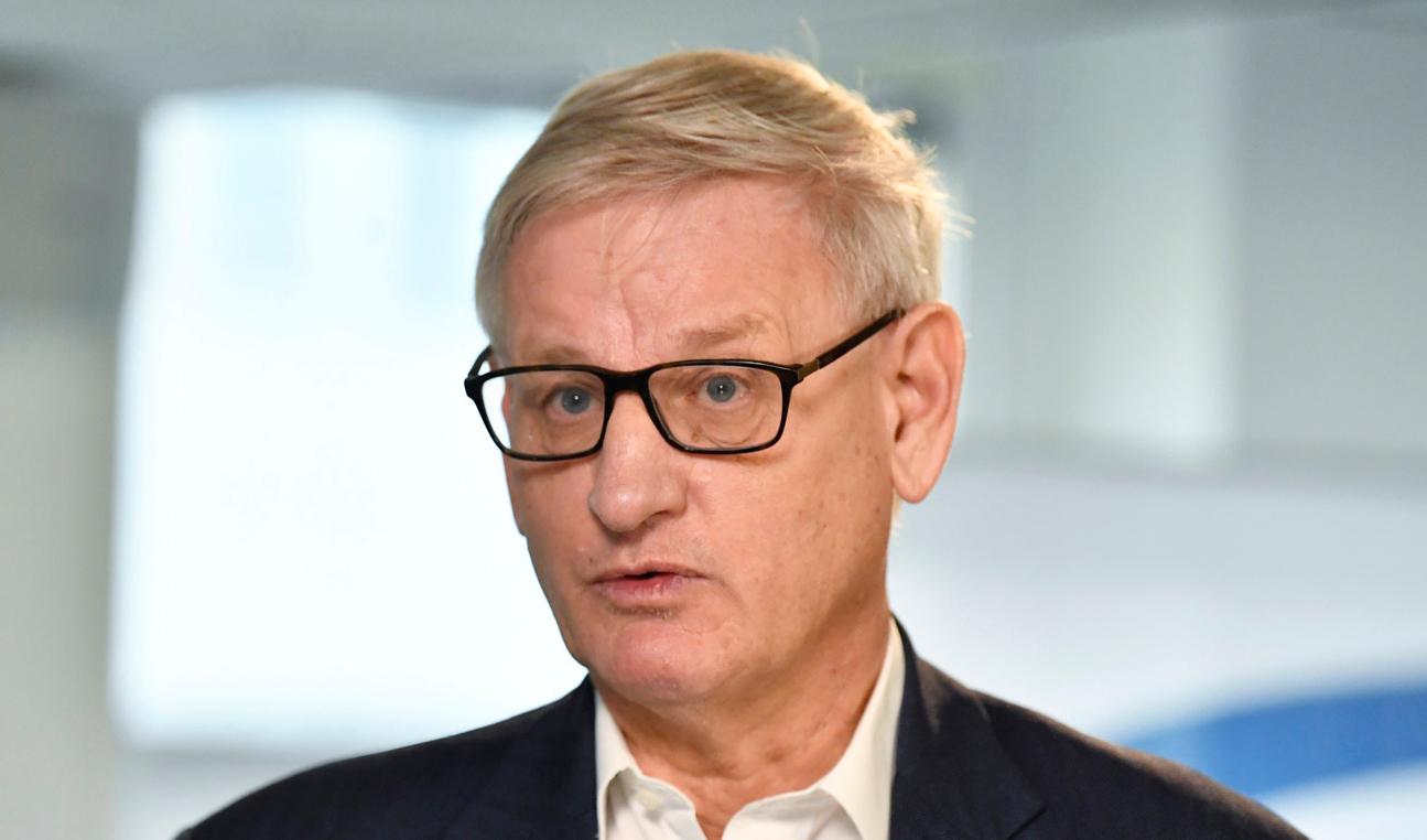 Carl Bildt, före detta moderat utrikesminister och statsminister. Arkivbild. Foto: Jessica Gow/TT