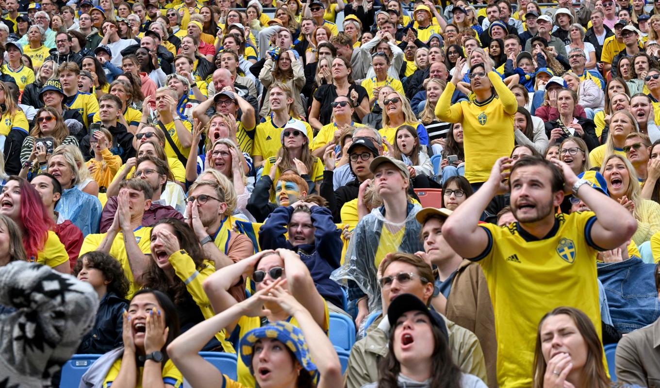 Väskförbud införs på större idrottsevenemang. Arkivbild. Foto: Björn Larsson Rosvall/TT