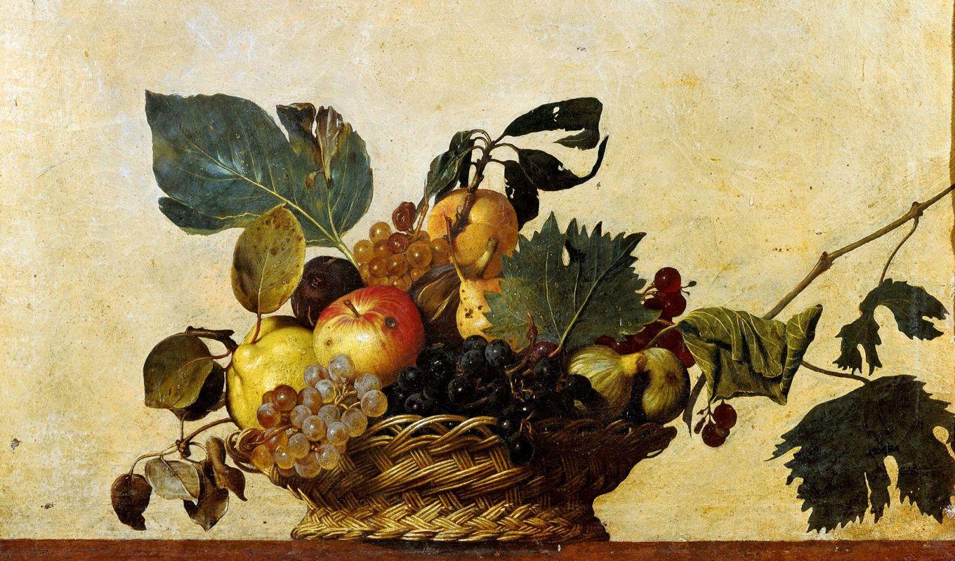Fruktkorgen, av Caravaggio (1571–1610), vars måleri föll i glömska i flera hundra år innan den återupptäcktes under 1900–talet. Foto: Public Domain