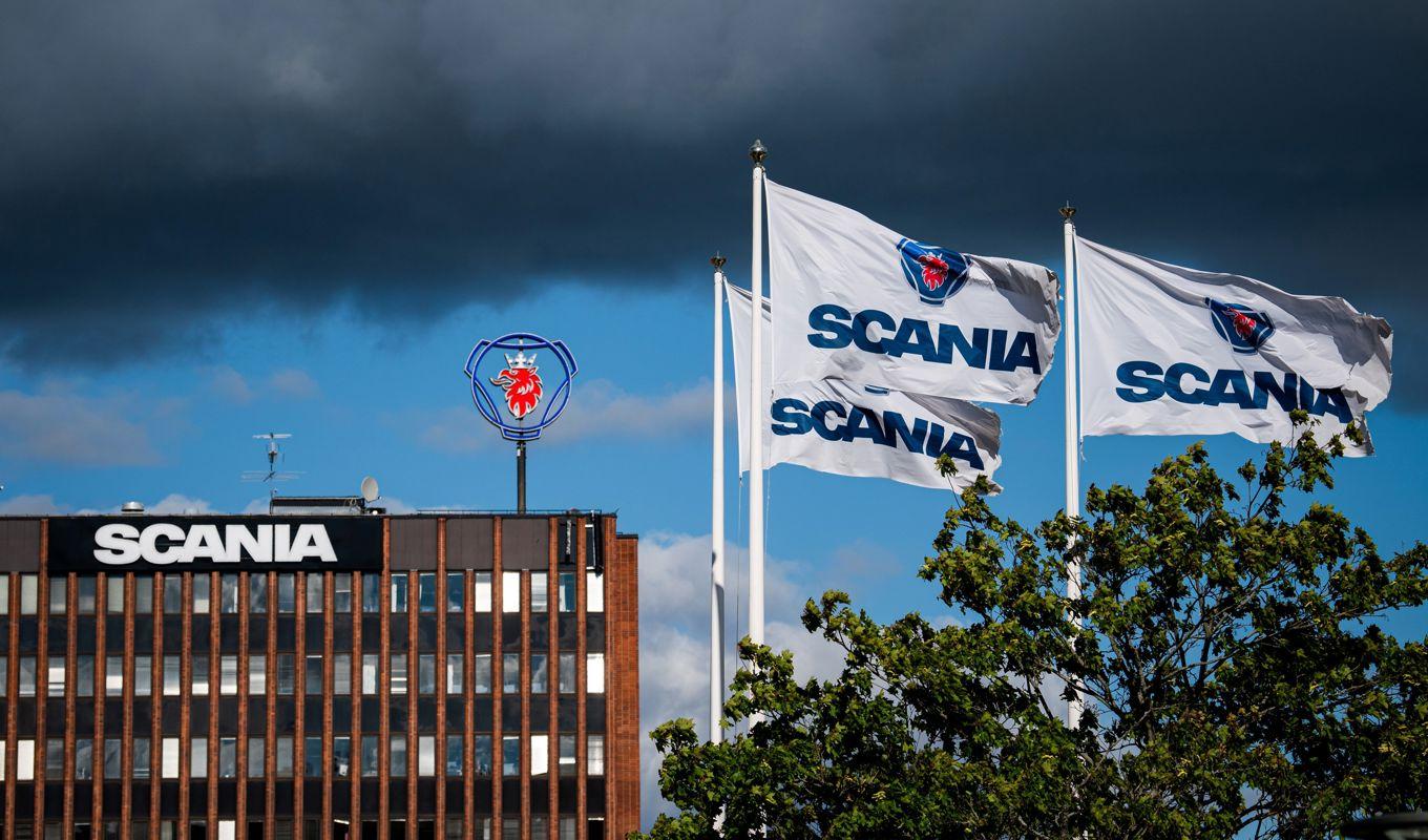 Hittills i år har Scania levererat 200 eldrivna lastbilar, men man har byggt kapacitet för upp till 30 000 fordon per år. Foto: JONATHAN NACKSTRAND/AFP via Getty Images