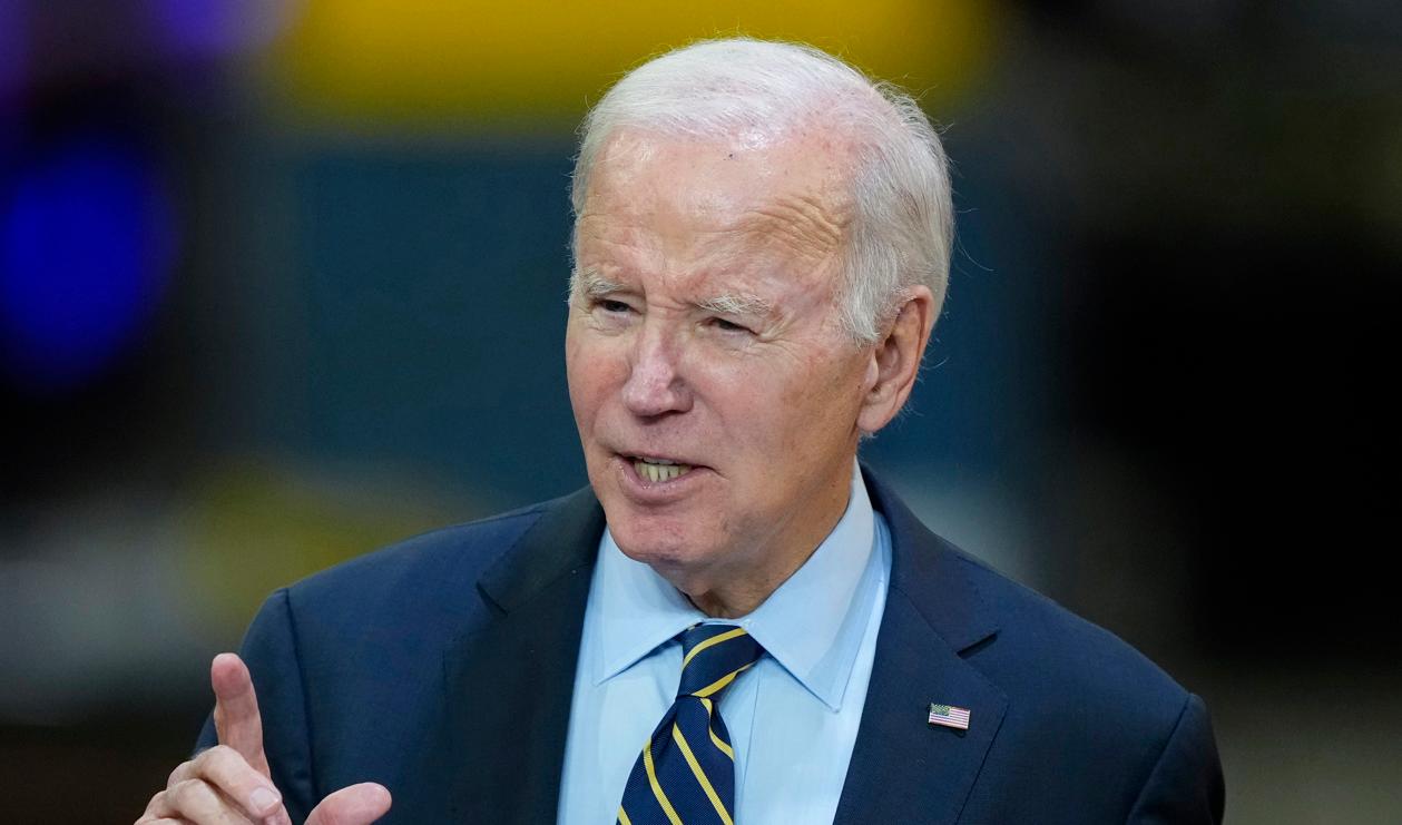 USA:s president Joe Biden. Arkivbild. Foto: Matt Rourke/AP/TT