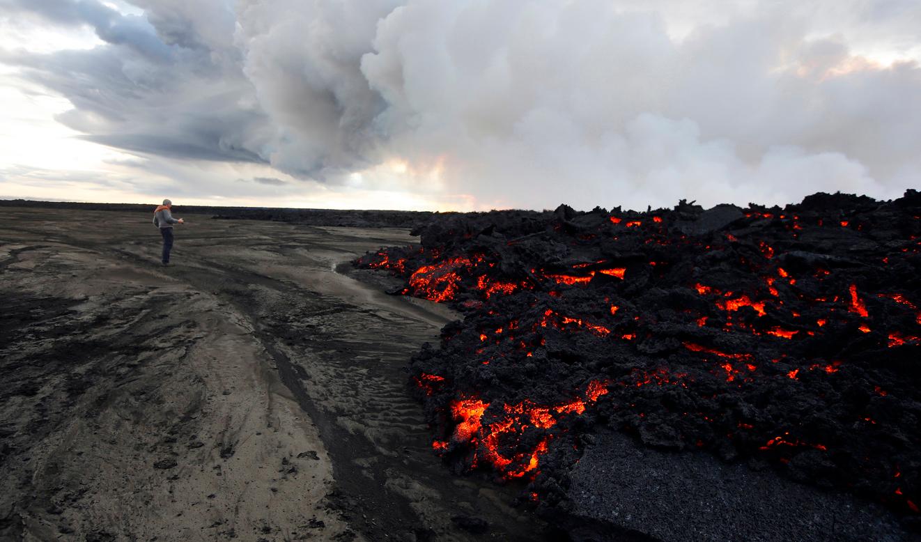 Arkivbild från Dyngjujökull i centrala Island. Foto: Eggert Johannesson/AP/TT