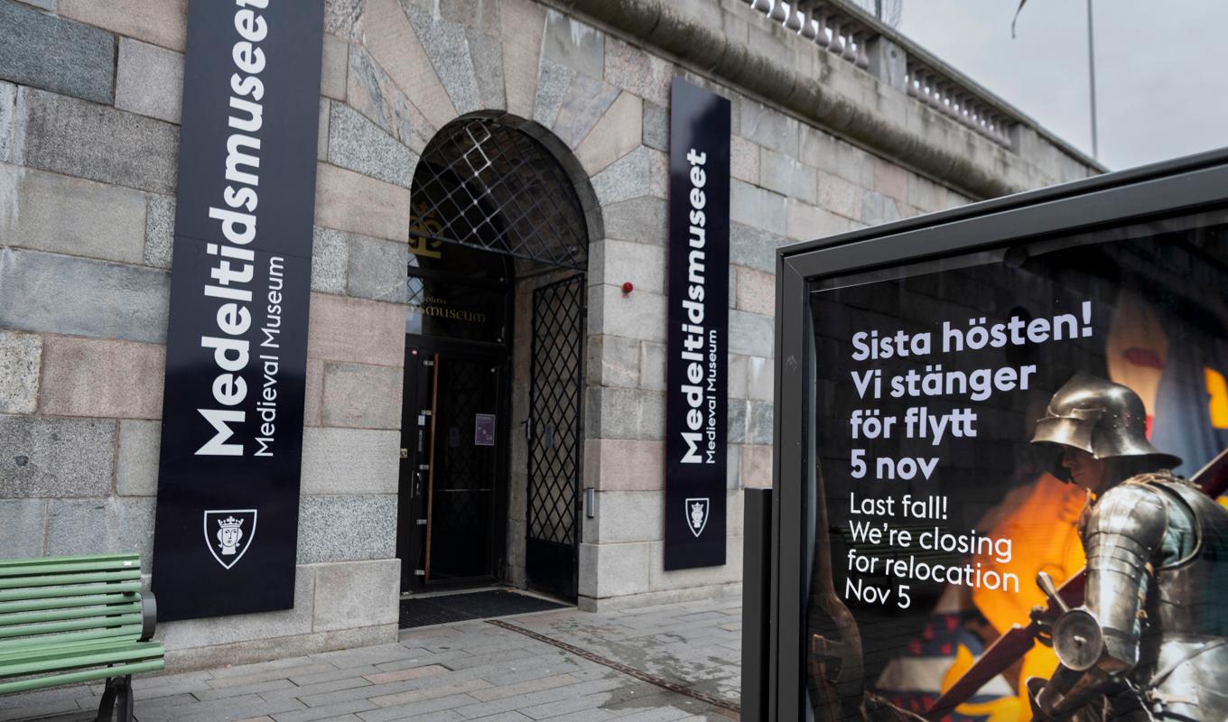 Medeltidsmuseet kan ha nya lokaler på gång under Storkyrkan i Gamla stan. Arkivbild. Foto: Mikaela Landeström/TT