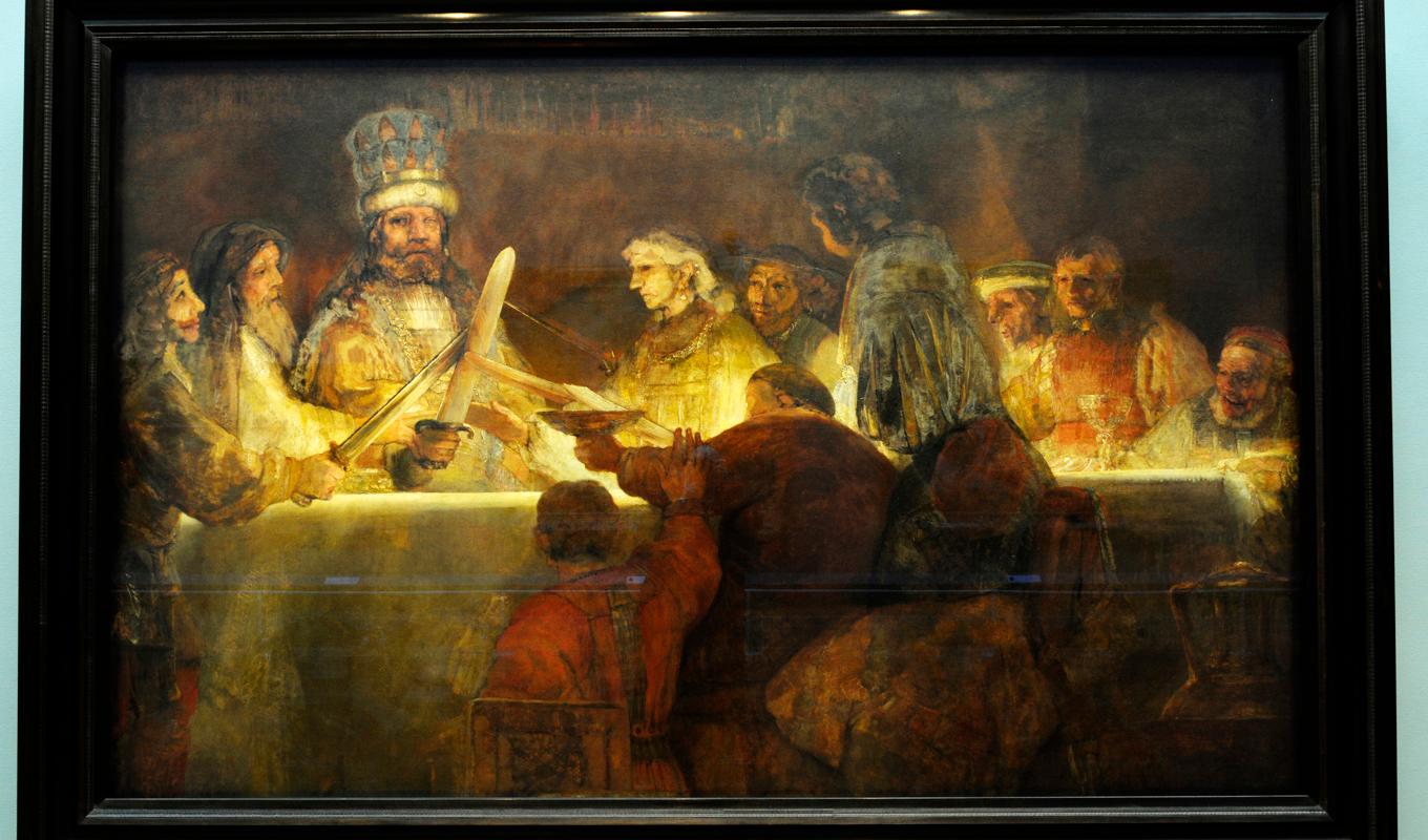 Även Östergötlands museum ansöker om att få ställa ut "Batavernas trohetsed till Claudius Civilis", av Rembrandt. Arkivbild. Foto: Jurek Holzer/SvD/TT