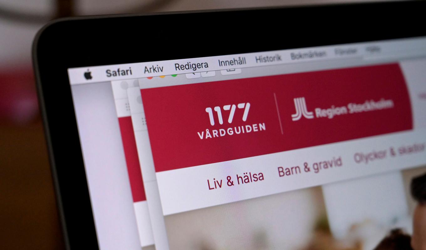 Vårdguiden 1177. Arkivbild. Foto: Janerik Henriksson/TT