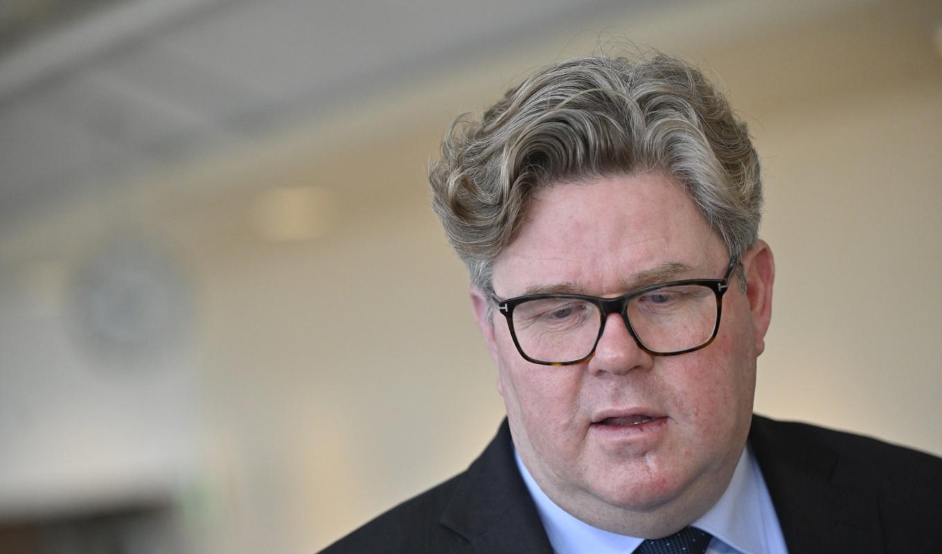 Justitieminister Gunnar Strömmer (M) vill att dömda i brottmål ska betala mer av rättegångskostnaderna. Arkivbild. Foto: Henrik Montgomery/TT