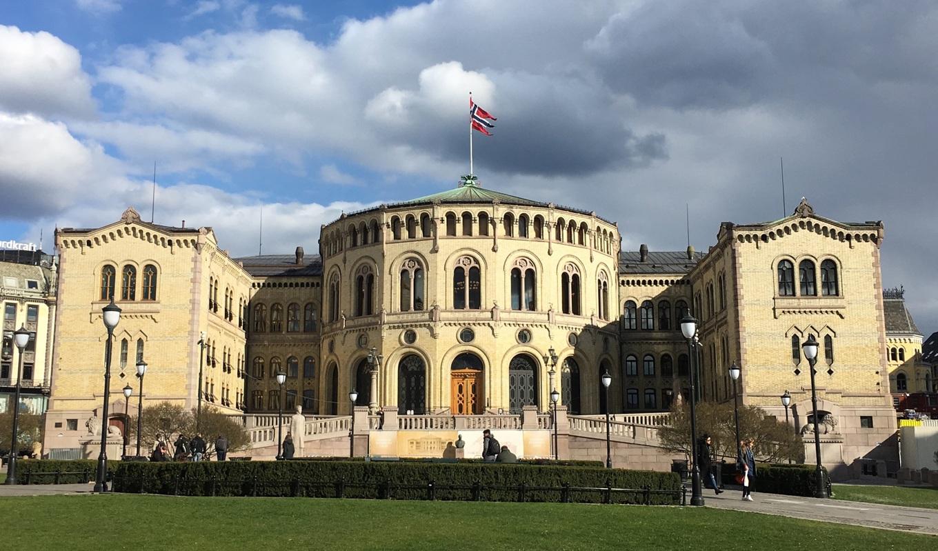 Det norska Stortinget röstade nyligen ner ett förslag från Rødt om att erkänna Palestina som stat. Resultatet blev en kompromiss där landet ska göra detta senare. Foto: Konstantin Lübeck