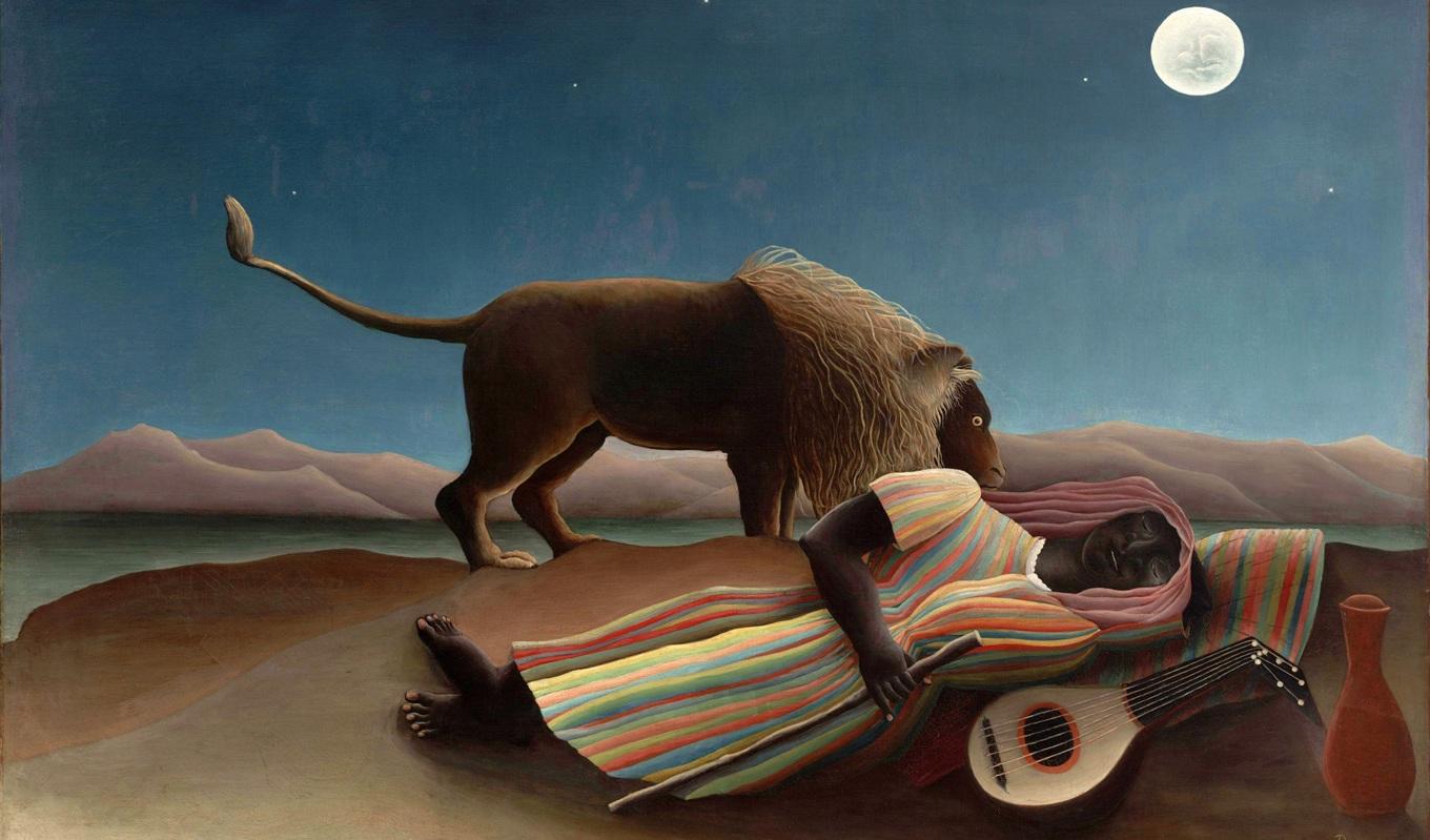 Den magiska realismen lånar ofta drag från drömmens värld. Målning av Henri Rousseau (1844–1910). Foto: Public Domain