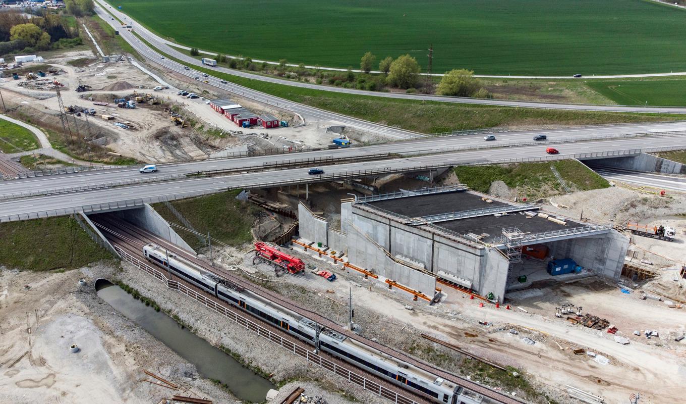 Tidöavtalet utvidgas till att även omfatta regeringens kommande infrastrukturproposition. Arkivbild. Foto: Johan Nilsson/TT