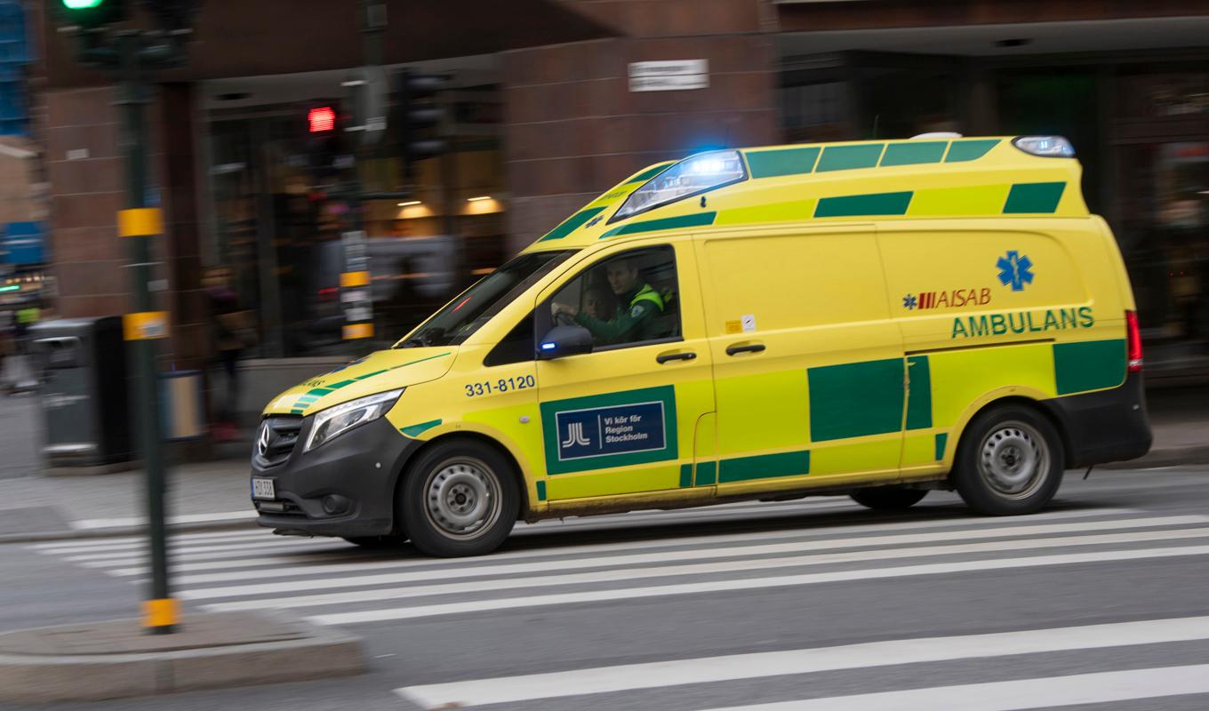 Förarbytet fördröjde patientens transport cirka tio till tolv minuter och medförde risk för allvarlig vårdskada. Arkivbild. Foto: Fredrik Sandberg/TT