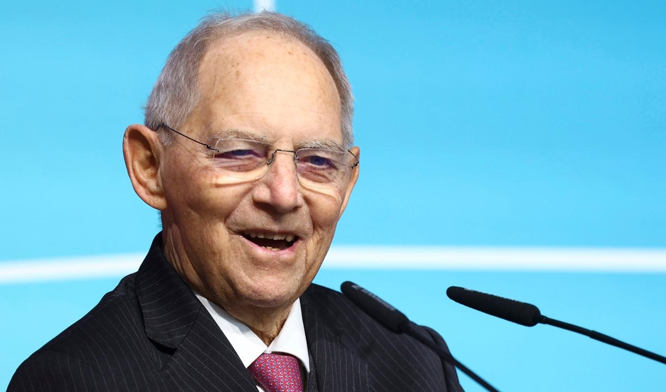 Den tyske toppolitikern Wolfgang Schäuble har avlidit vid 81 års ålder. Arkivbild. Foto: Lisi Niesner/poolfoto via AP/TT