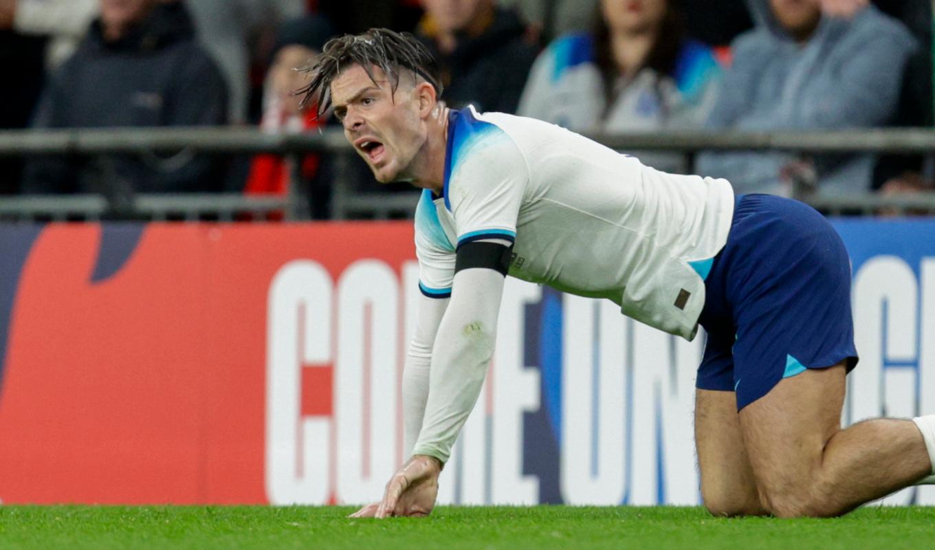 Englands storstjärna Jack Grealish. Arkivbild. Foto: David Cliff/AP/TT