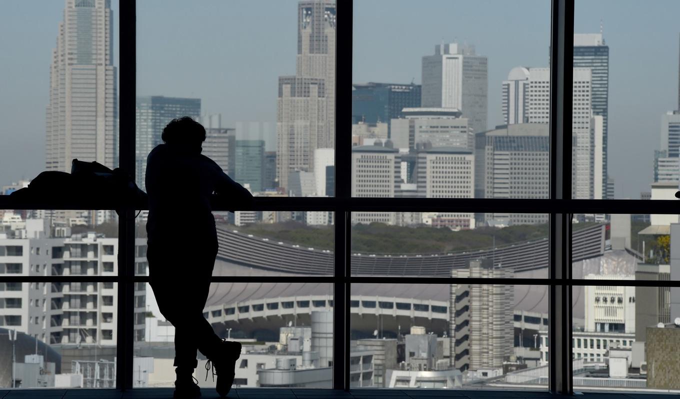 Utsikt från ett hus i Shinjuku-området i Tokyo. Kinesiska miljardärer sneglar alltmer på Japan, både för att investera i fastigheter och för att bo där. Foto: Toshifumi Kitamura/AFP via Getty Images