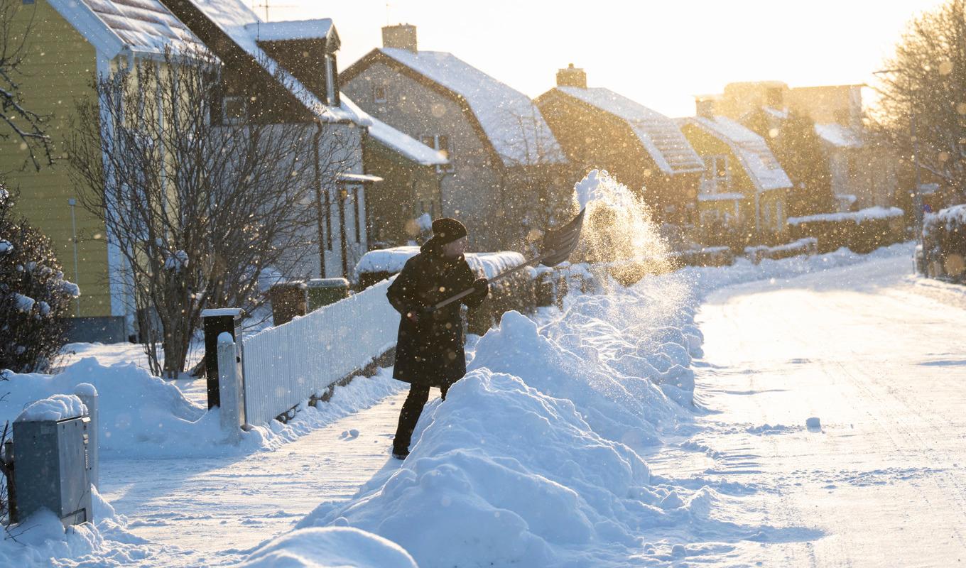 På onsdagen är det minusgrader i hela Sverige – förutom på en plats. Arkivbild. Foto: Fredrik Sandberg/TT