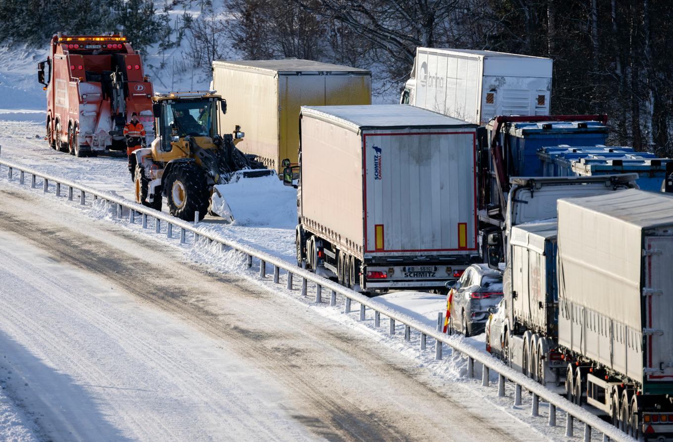 Vägen har åter stängts av efter en trafikolycka i höjd med Hörby. Arkivbild. Foto: Johan Nilsson/TT