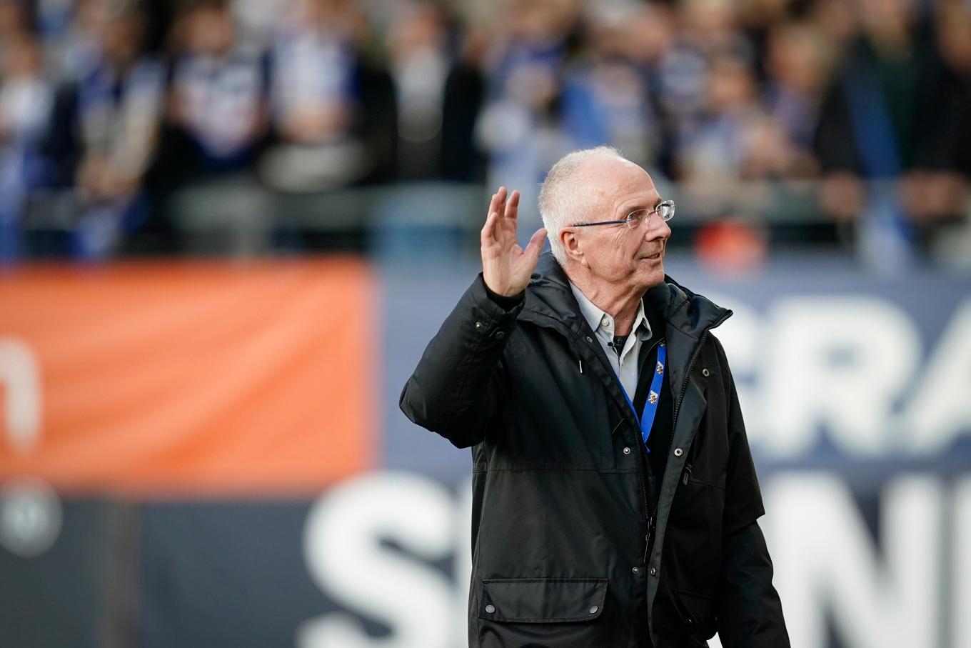 Sven-Göran "Svennis" Eriksson på en match i allsvenskan mellan IFK Göteborg och BK Häcken på Gamla Ullevi 2022. Foto: Björn Larsson Rosvall/TT