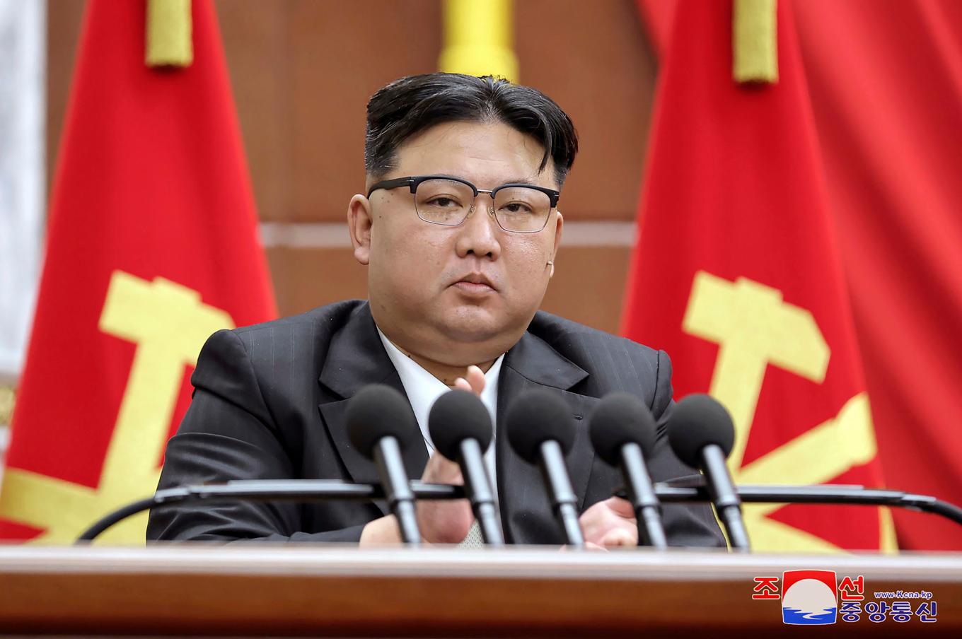 Nordkoreas diktator Kim Jong-Un, här på en arkivbild från december i fjol. Foto: KCNA/AP/TT