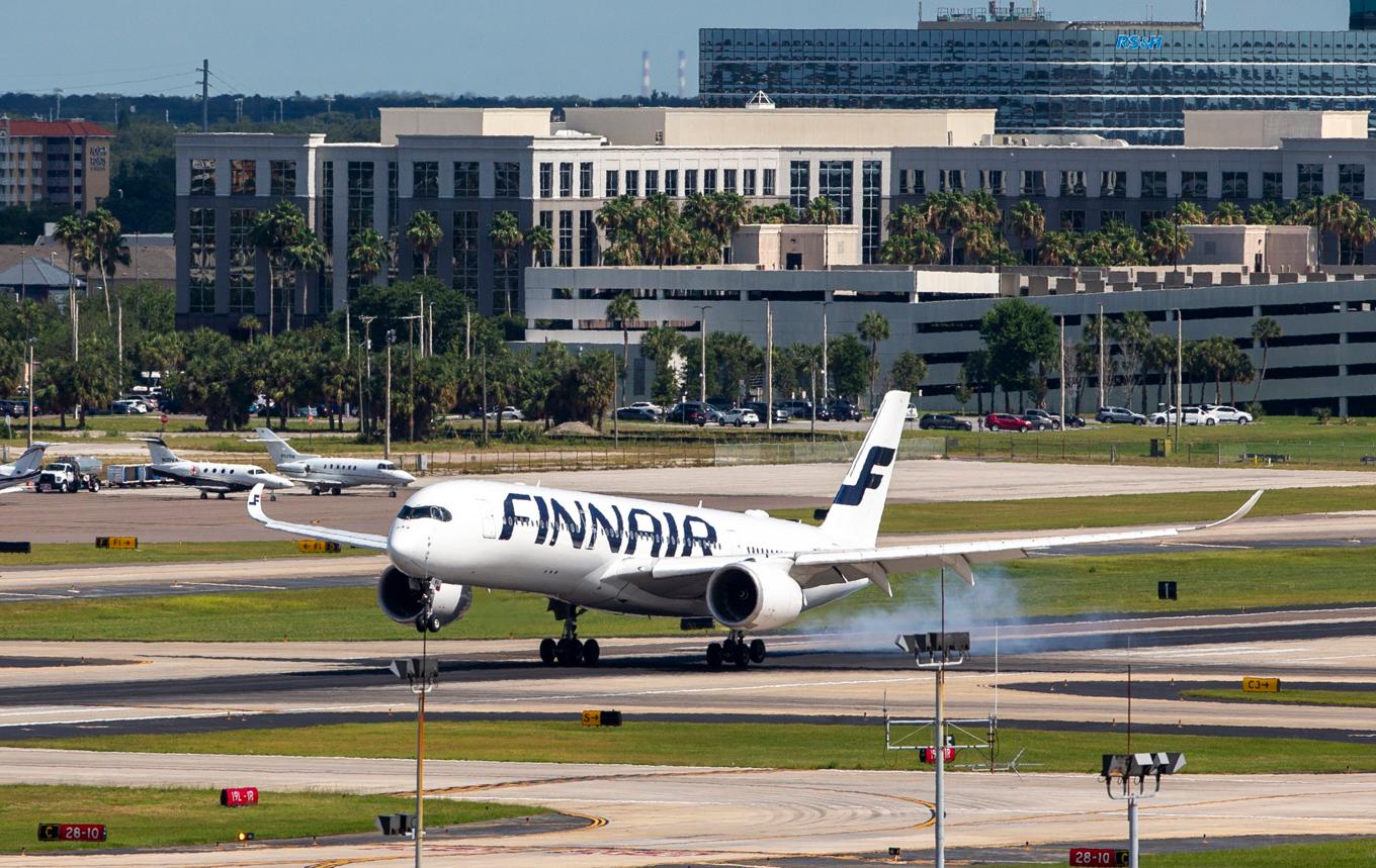 Finnair erbjuder sina passagerare att boka om. Arkivbild. Foto: Chris Urso