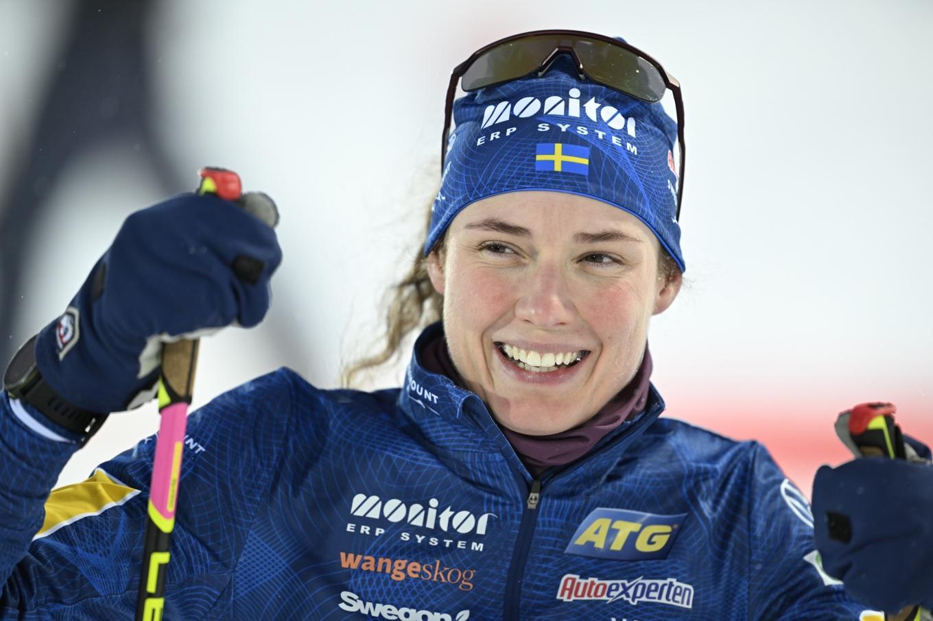 Hanna Öberg är ett svenskt medaljhopp i skidskytte-VM. Arkivbild. Foto: Pontus Lundahl/TT