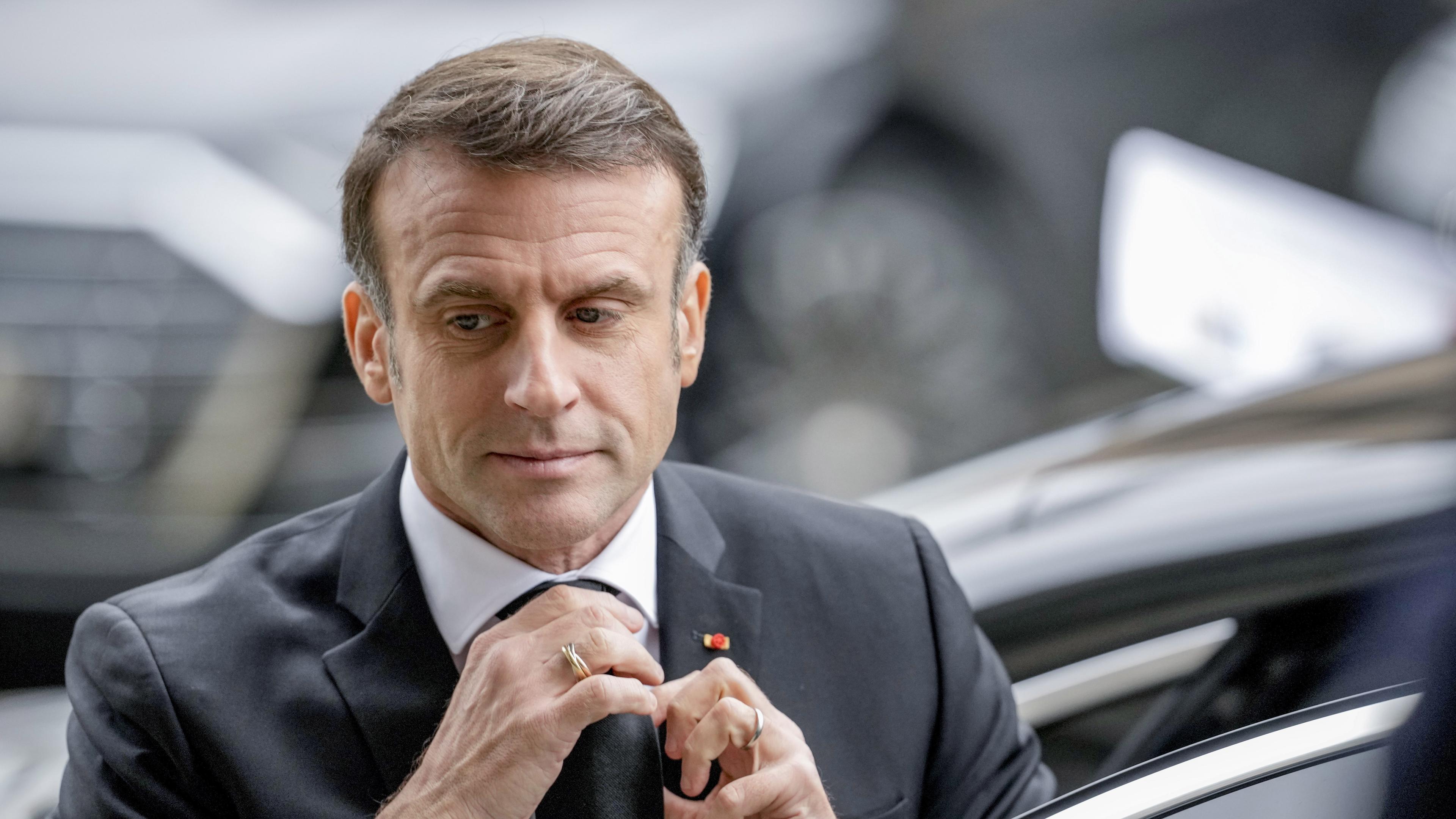 Frankrikes president Emmanuel Macron. Arkivbild. Foto: Markus Schreiber/AP/TT