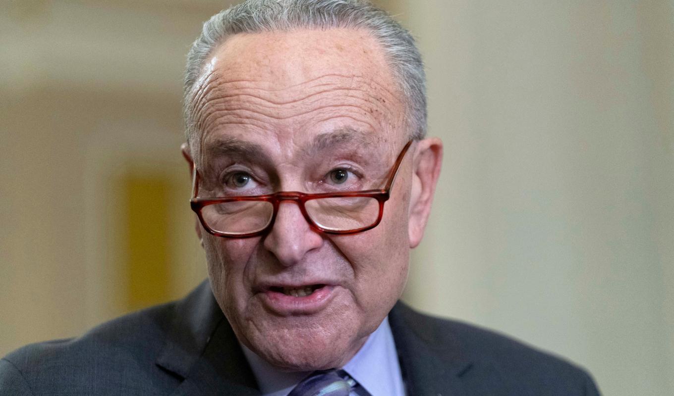 Senatens majoritetsledare, demokraten Chuck Schumer, sade att han snabbt ska få till en andra omröstning. Arkivbild. Foto: Jose Luis Magana/AP/TT