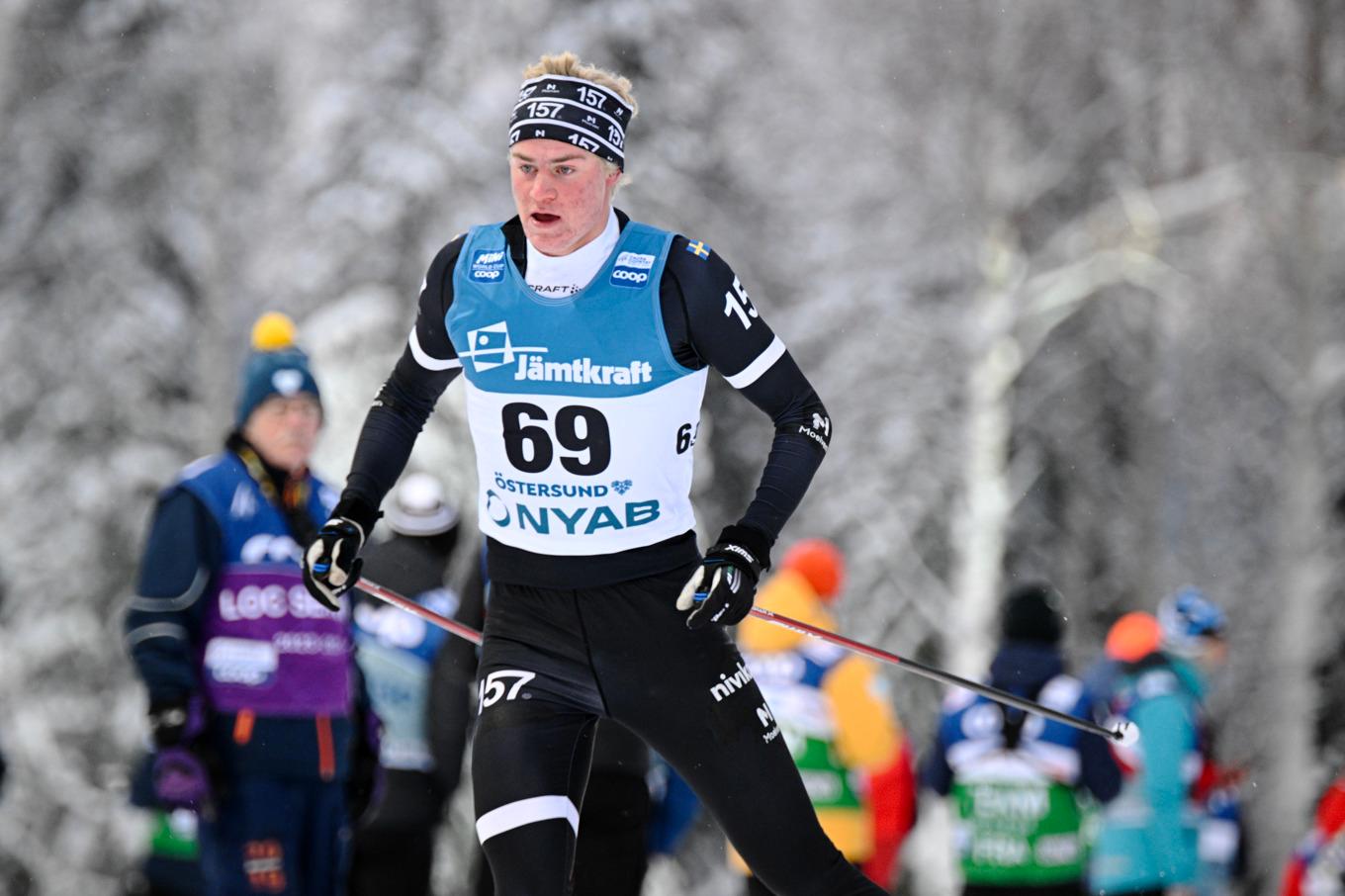 Alvar Myhlback vann 10-kilometerloppet i JVM i skidor. Arkivbild. Foto: Anders Wiklund/TT