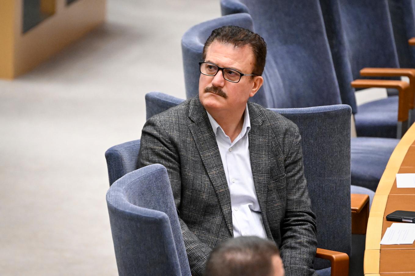 Socialdemokraternas tidigare riksdagsledamot Jamal El-Haj, nu politisk vilde. Bilden är tagen i förra veckan. Foto: Jessica Gow/TT