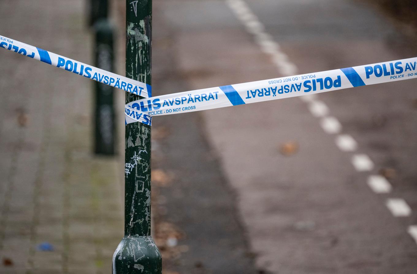 Polisen utreder en skjutning i Göteborg. Arkivbild. Foto: Johan Nilsson/TT
