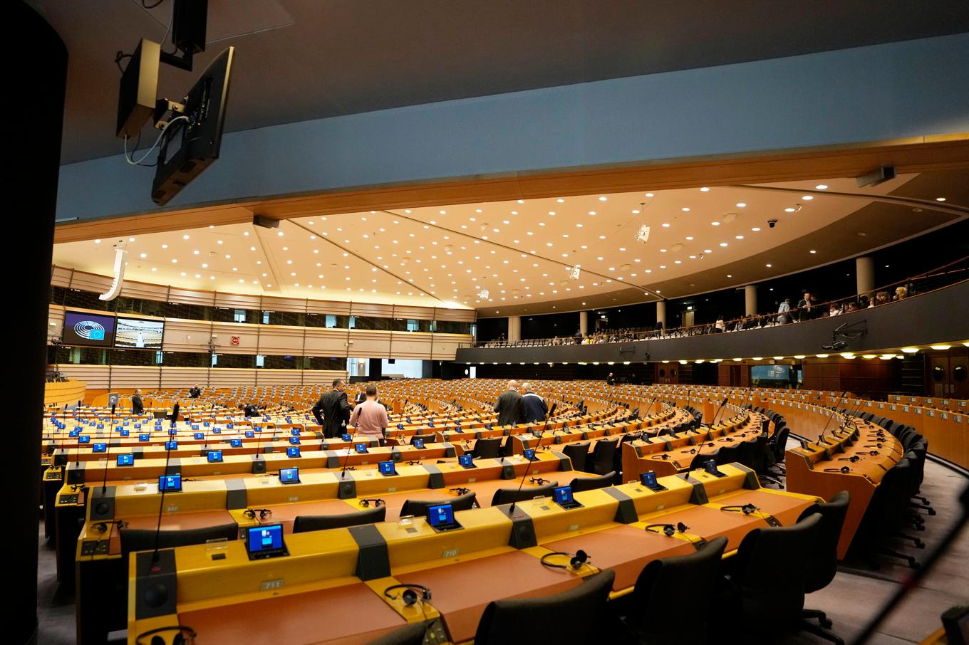 EU-parlamentets sessionssal i Bryssel. Arkivfoto. Foto: Virginia Mayo/AP/TT