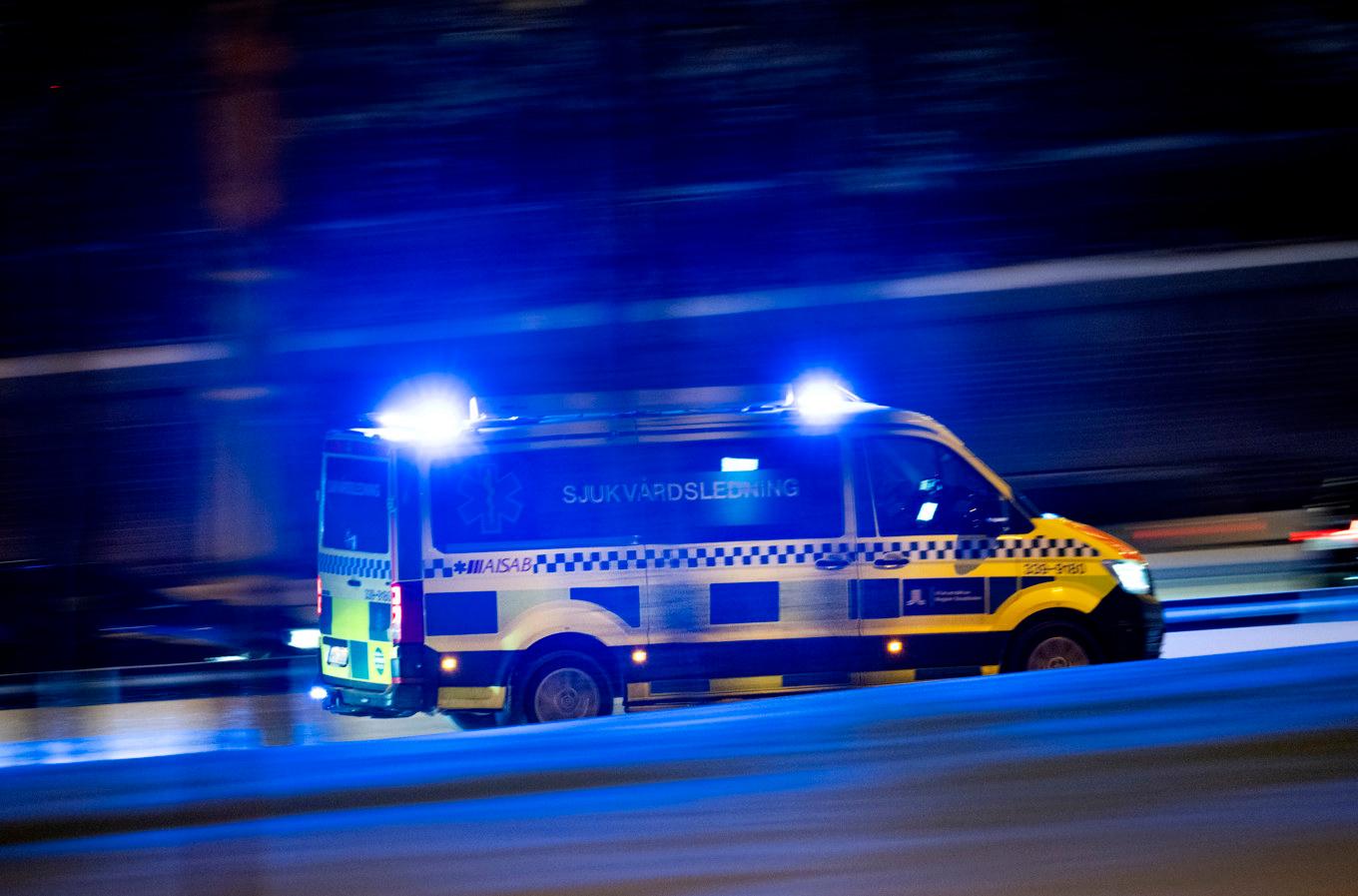 En person har förts till sjukhus efter en skottlossning i Karlstad. Arkivbild. Foto: Pontus Lundahl/TT
