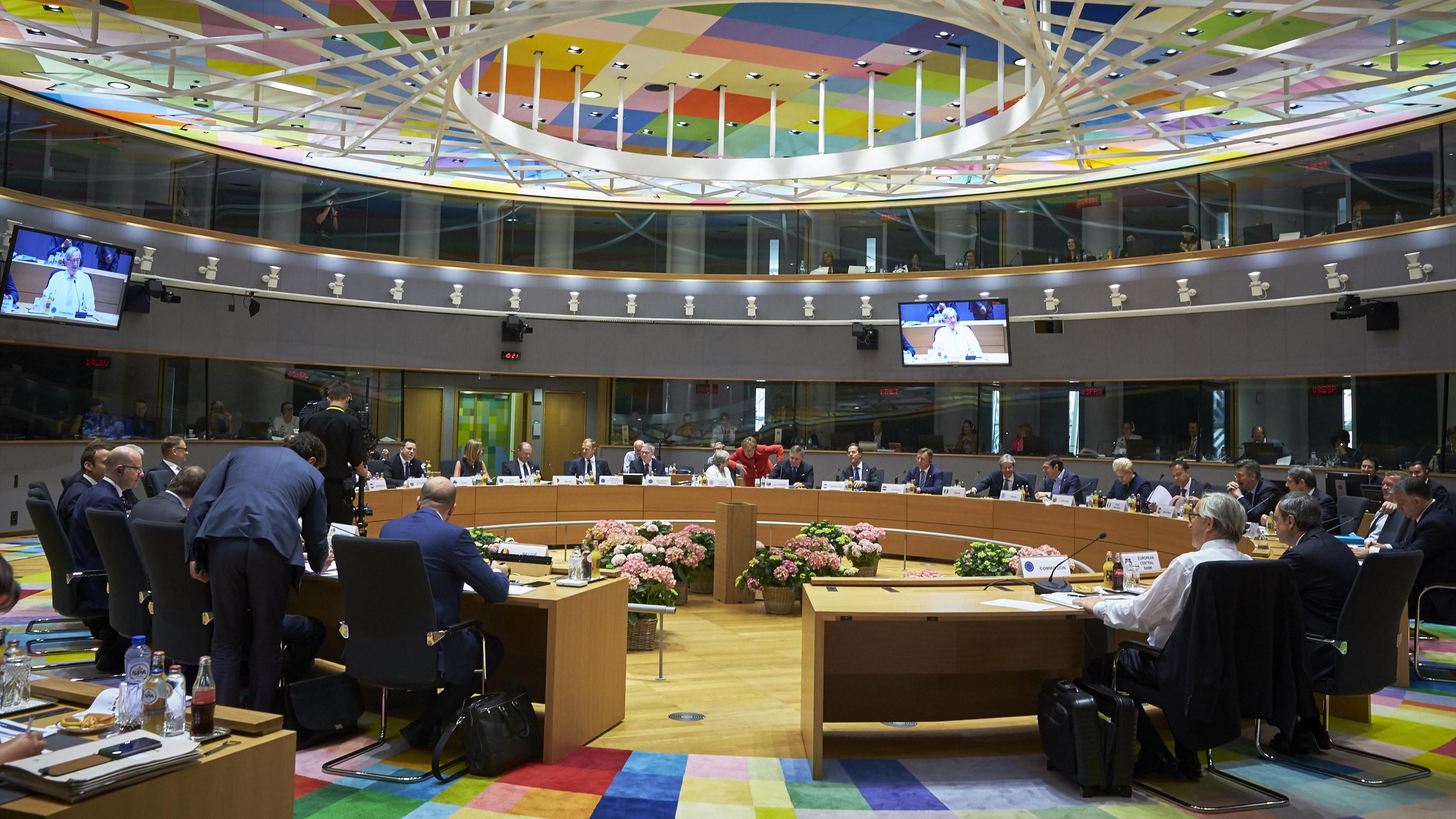 Europeiska rådet beslutar om den övergripande strategin för EU inför varje ny mandatperiod för parlamentet. Foto: Europeiska rådet