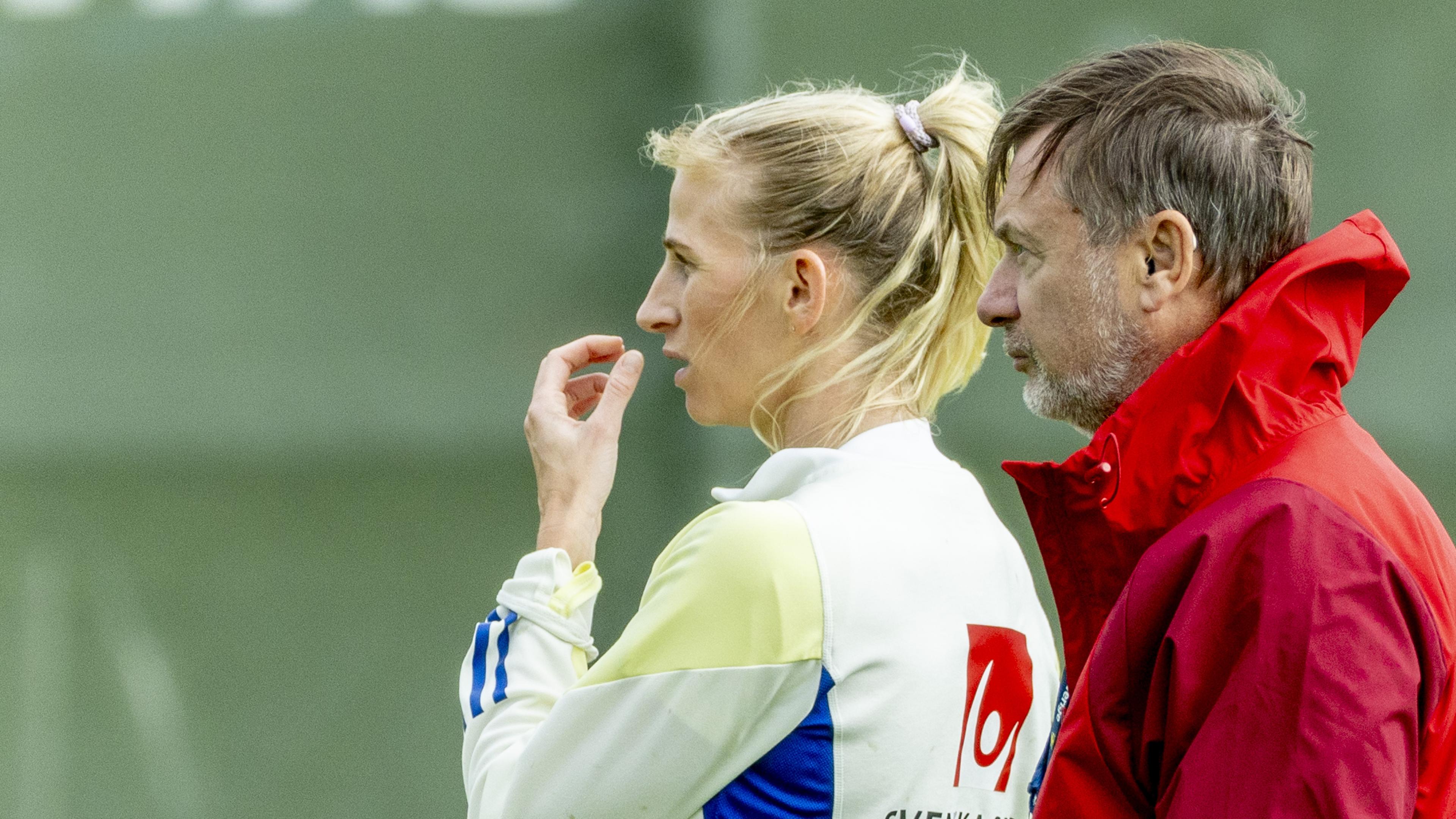 Två viktiga matcher väntar för Sofia Jakobsson och lagkamraterna när Peter Gerhardsson samlar landslaget för play-off mot Bosnien-Hercegovina.   Foto: Adam Ihse/TT