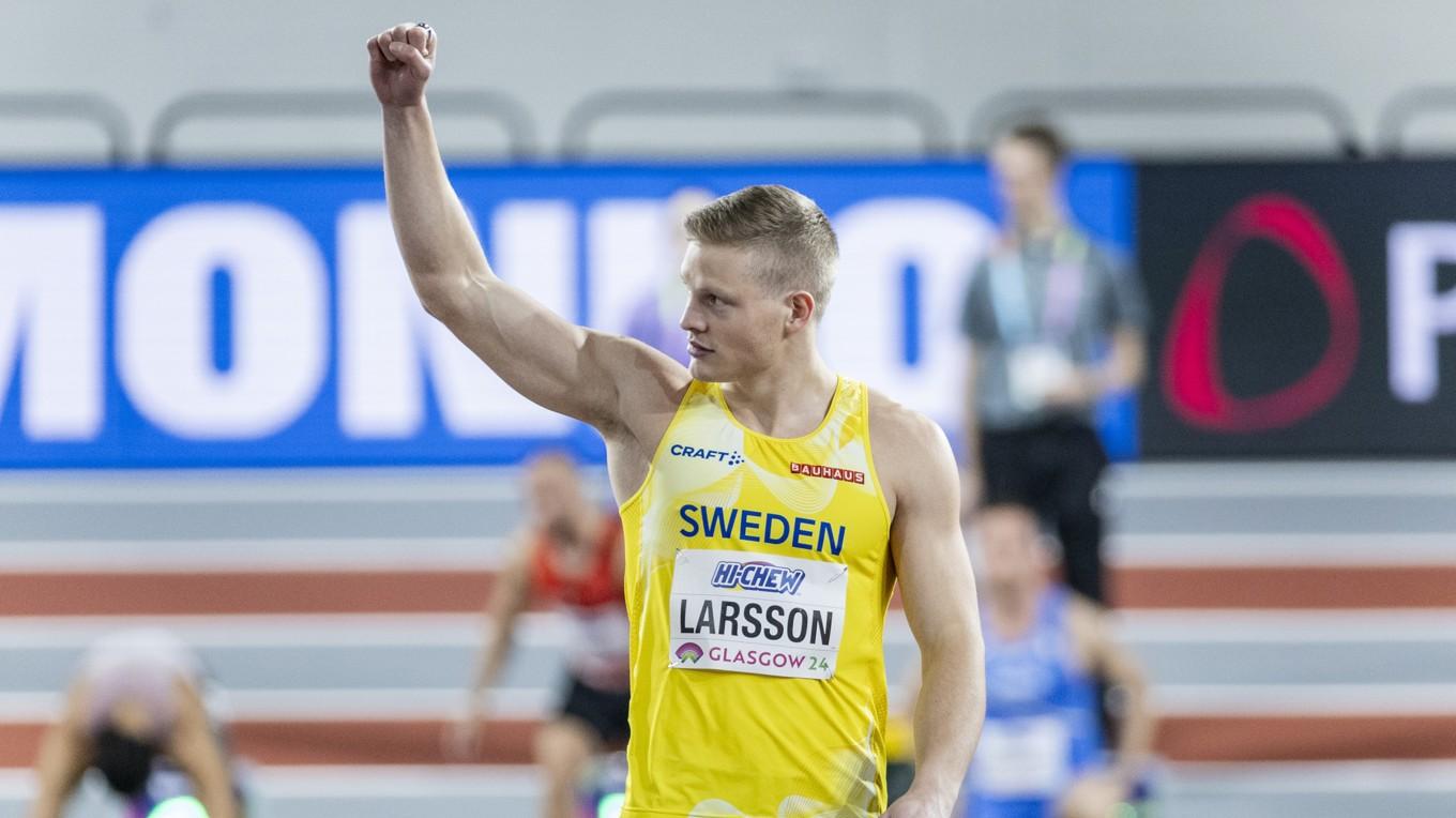 Henrik Larsson kan ta en OS-plats på 100 meter som första svensk sedan 1996. Arkivbild. Foto: Christine Olsson/TT