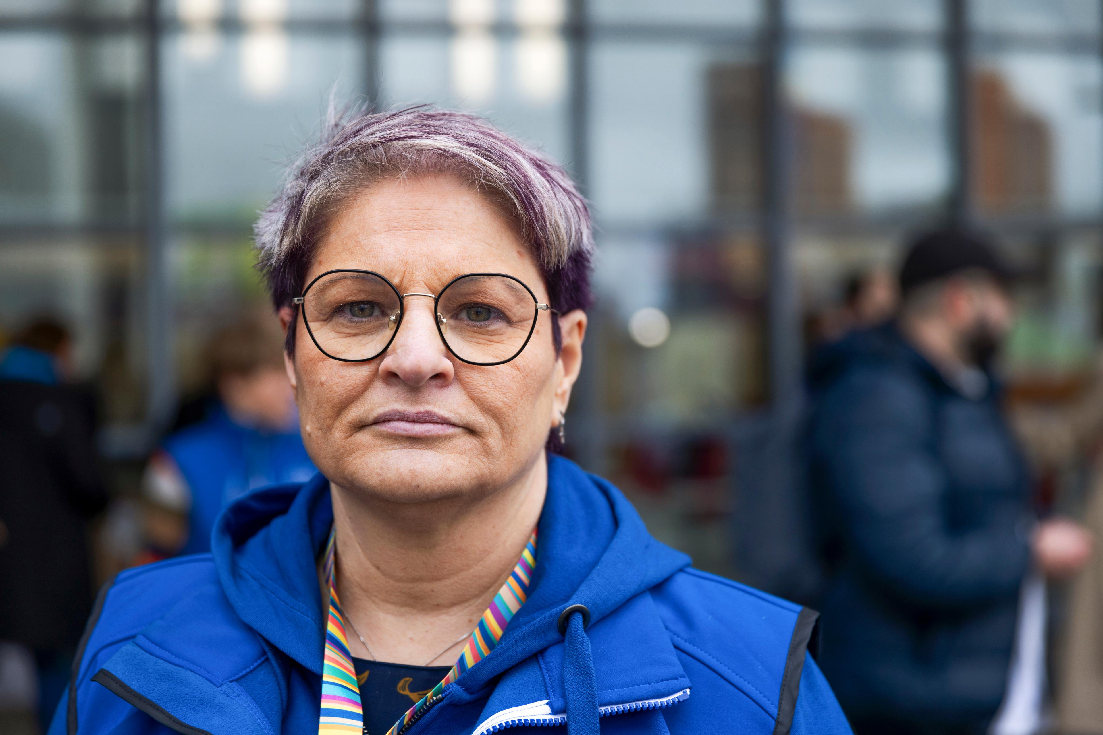 Sineva Ribeiro, ordförande Vårdförbundet, träffar arbetsgivarna och medlarna på torsdagen. Arkivbild. Foto: Caisa Rasmussen/TT