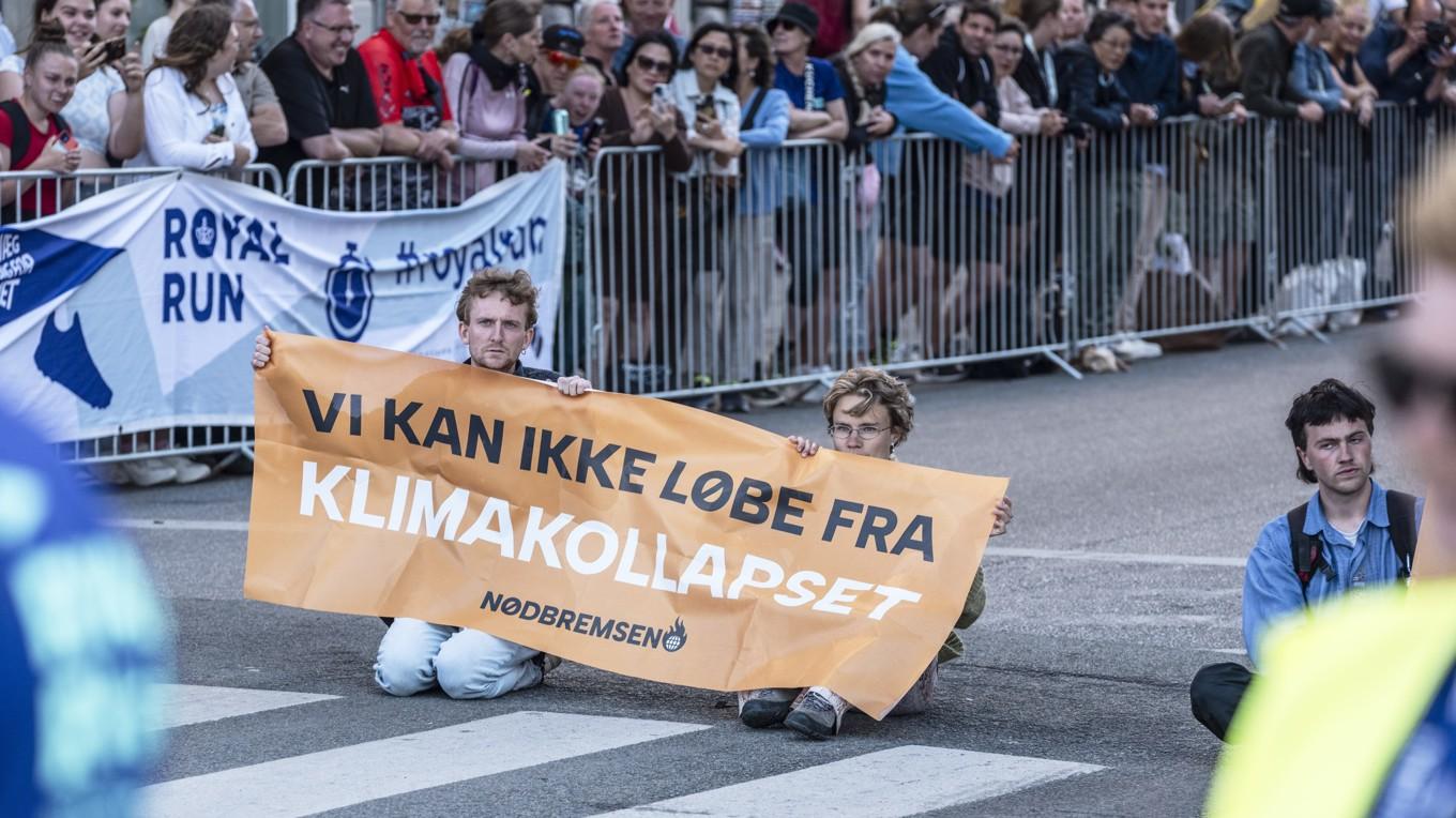 Klimatdemonstration i Köpenhamn i måndags. Arkivbild. Foto: Thomas Traasdahl/Ritzau/TT