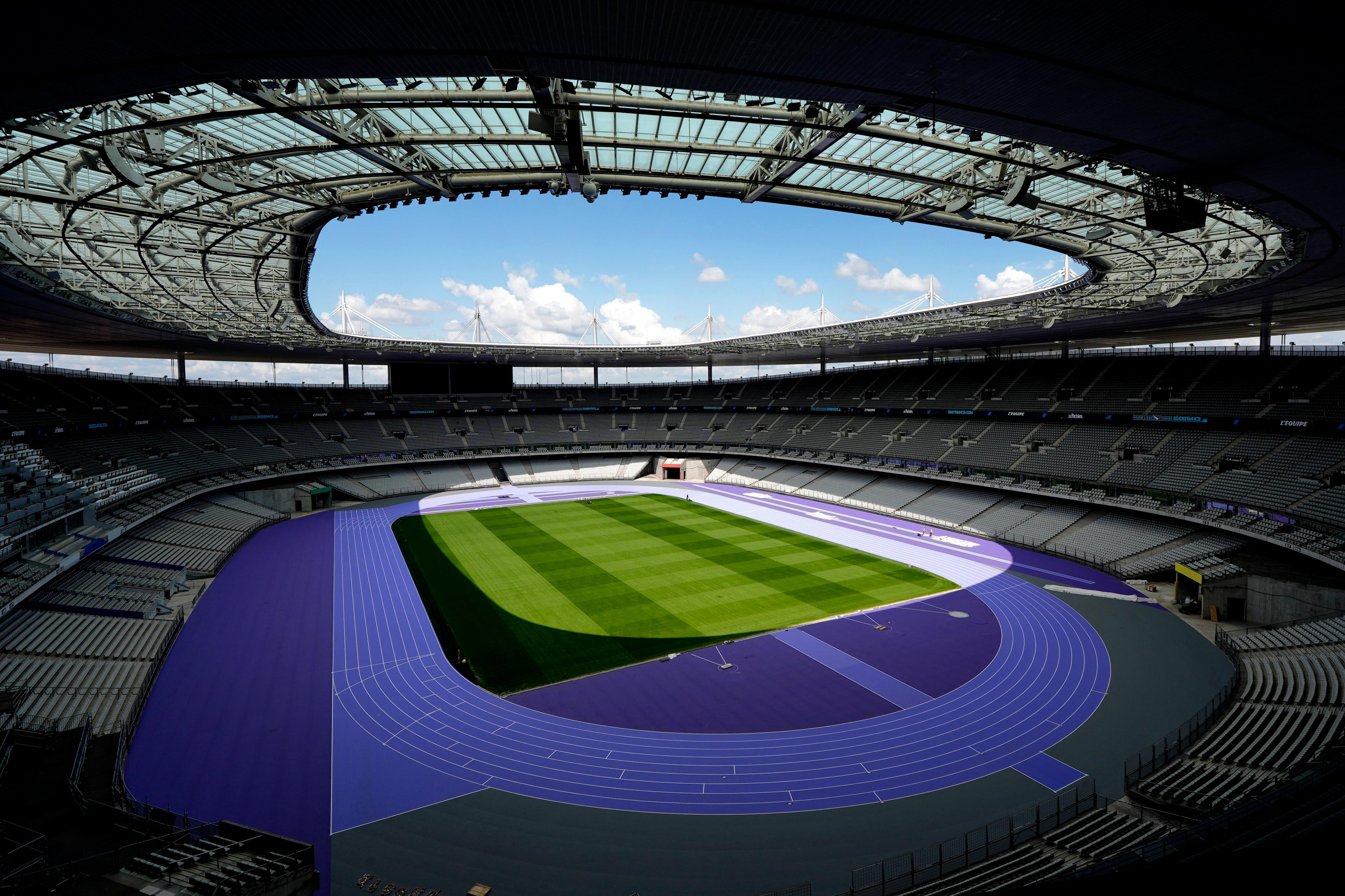 OS-arenan Stade de France i Paris. Arkivbild. Foto: David J. Phillip/AP/TT