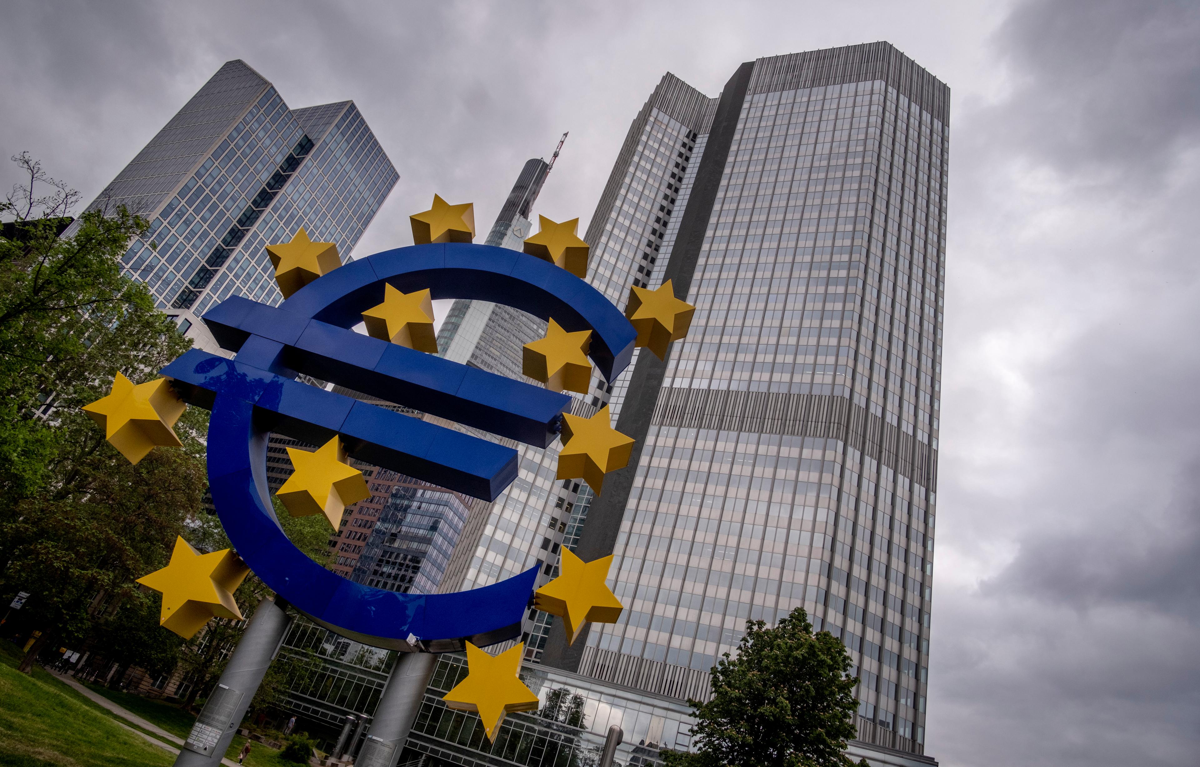 ECB:s huvudkontor i Frankfurt. Arkivbild. Foto: Michael Probst/AP/TT