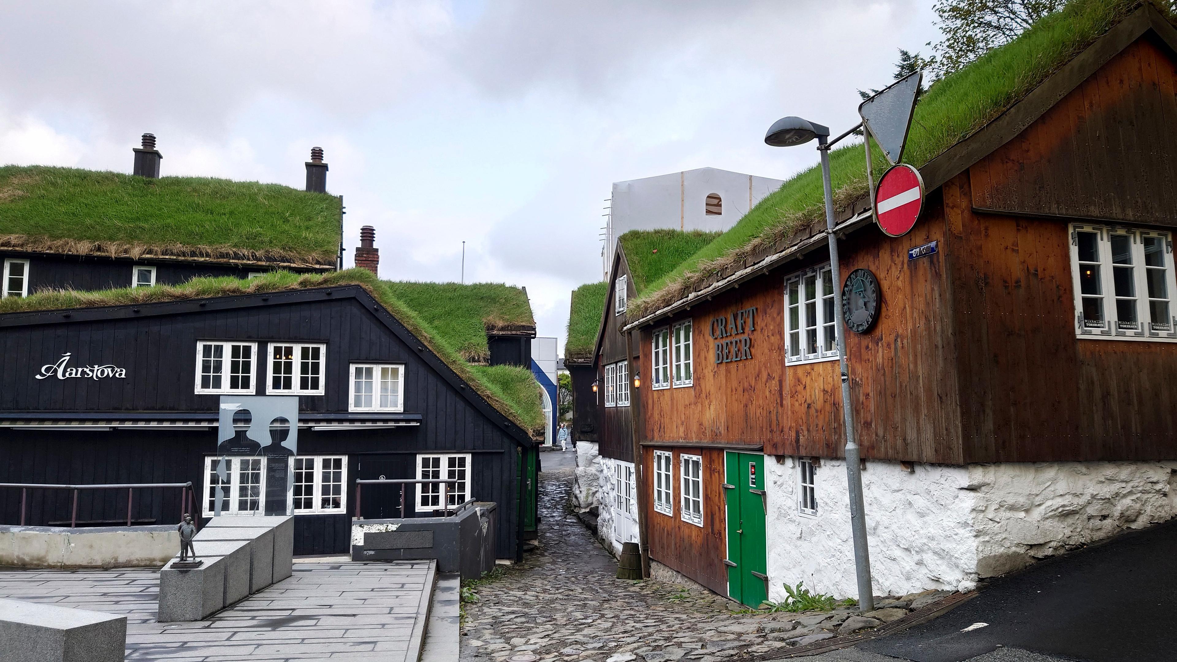 Tomt på gatorna i Torshavn. Arkivbild. Foto: Henrik Samuelsson/TT