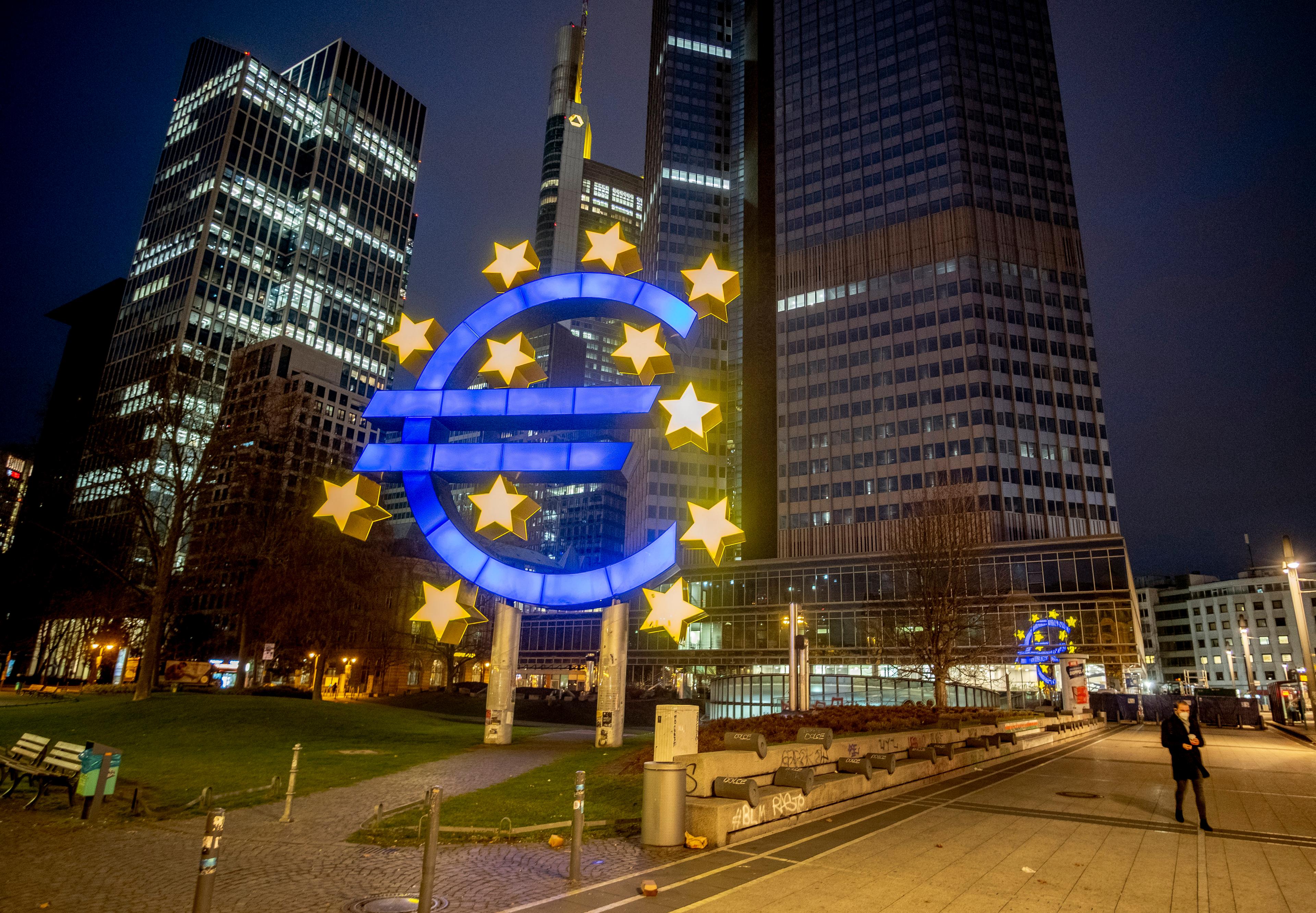 Högre tyska löner kan bromsa ECB:s räntesänkningar. Arkivbild. Foto: Michael Probst/AP/TT