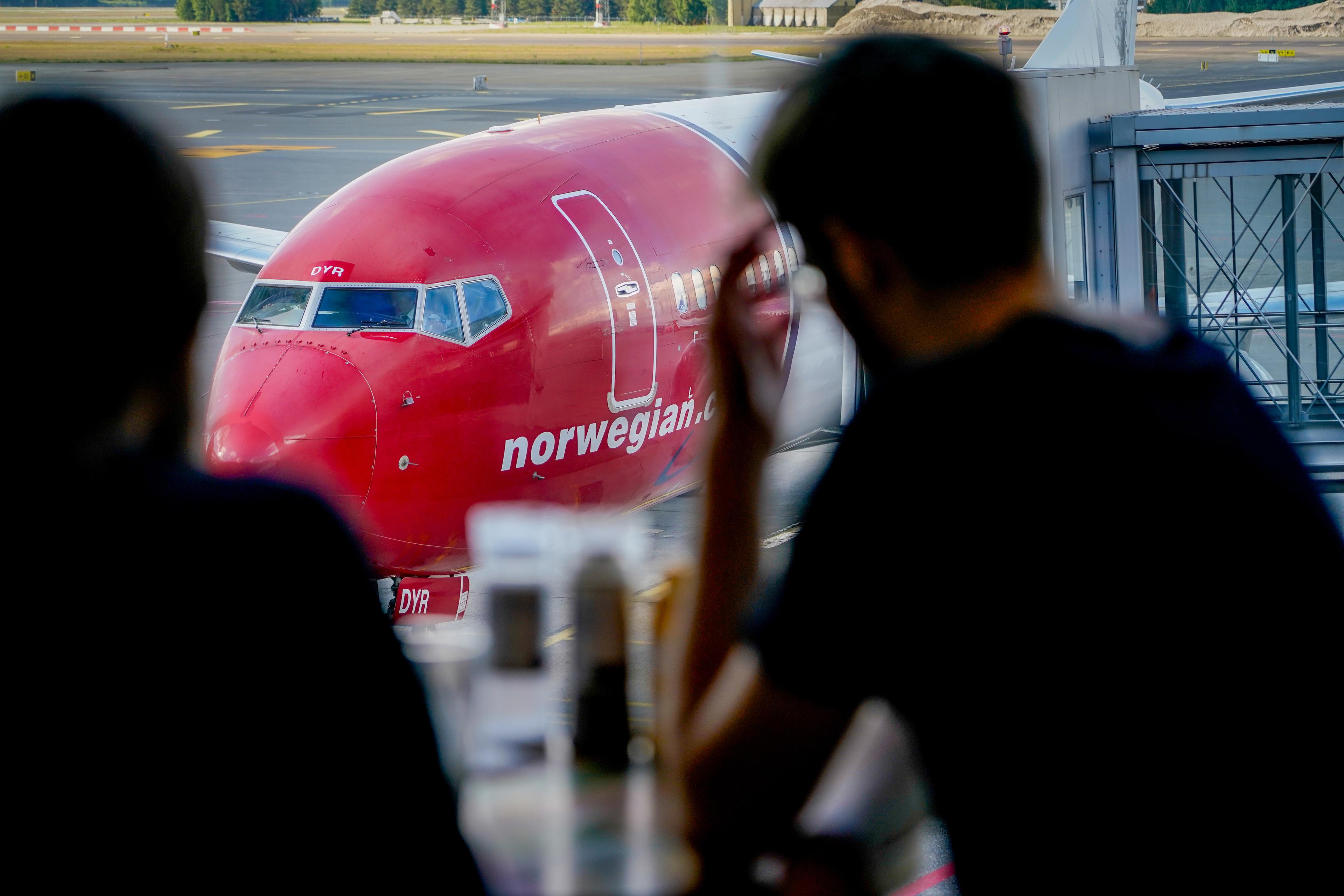Förhandlingar mellan flygbolaget Norwegian och pilotfacket har pågått hela natten. Arkivbild. Foto: Gorm Kallestad/NTB/TT