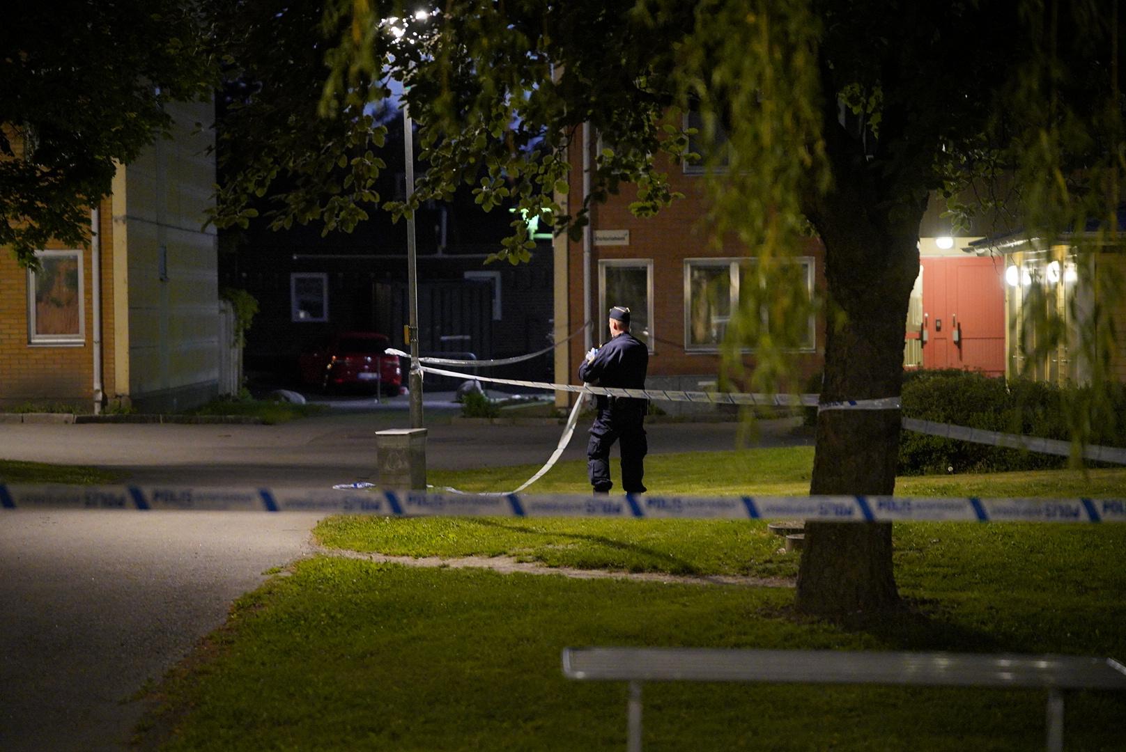 Två män sköts i Norrköping natten till måndag. Foto: Niklas Luks/TT