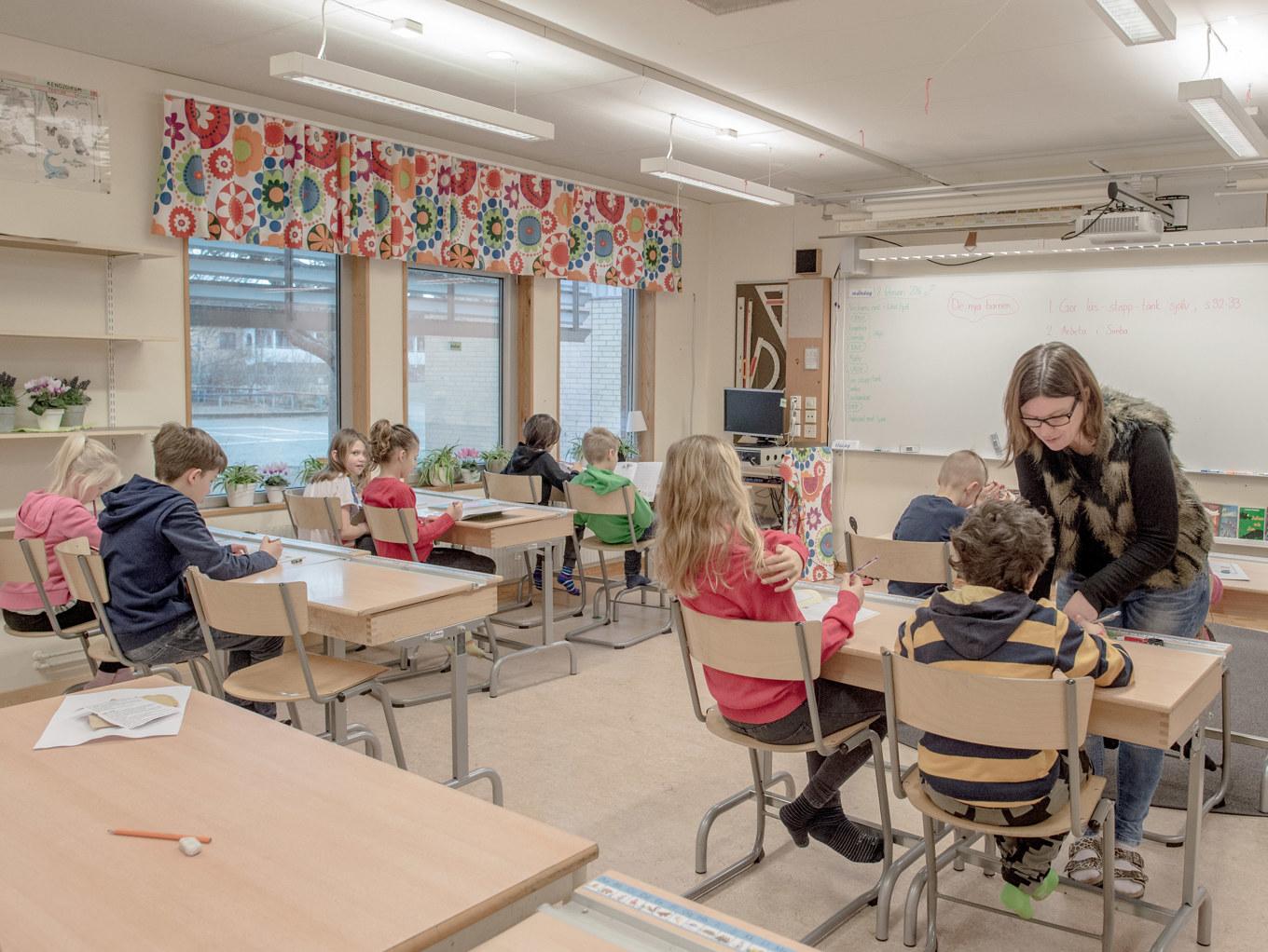 28,5 procent av lärarna i grundskolan saknar behörighet. Foto: David Ramos/Getty Images