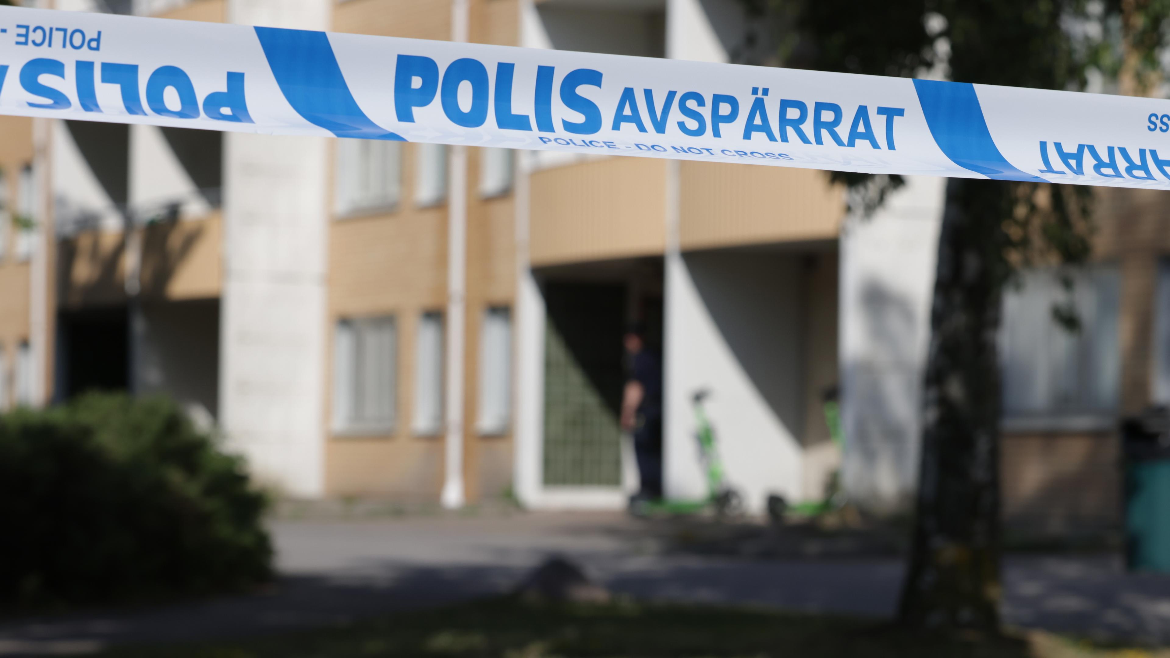 Två personer sköts till döds i Norrköping under natten mot måndagen. Foto: Magnus Andersson/TT