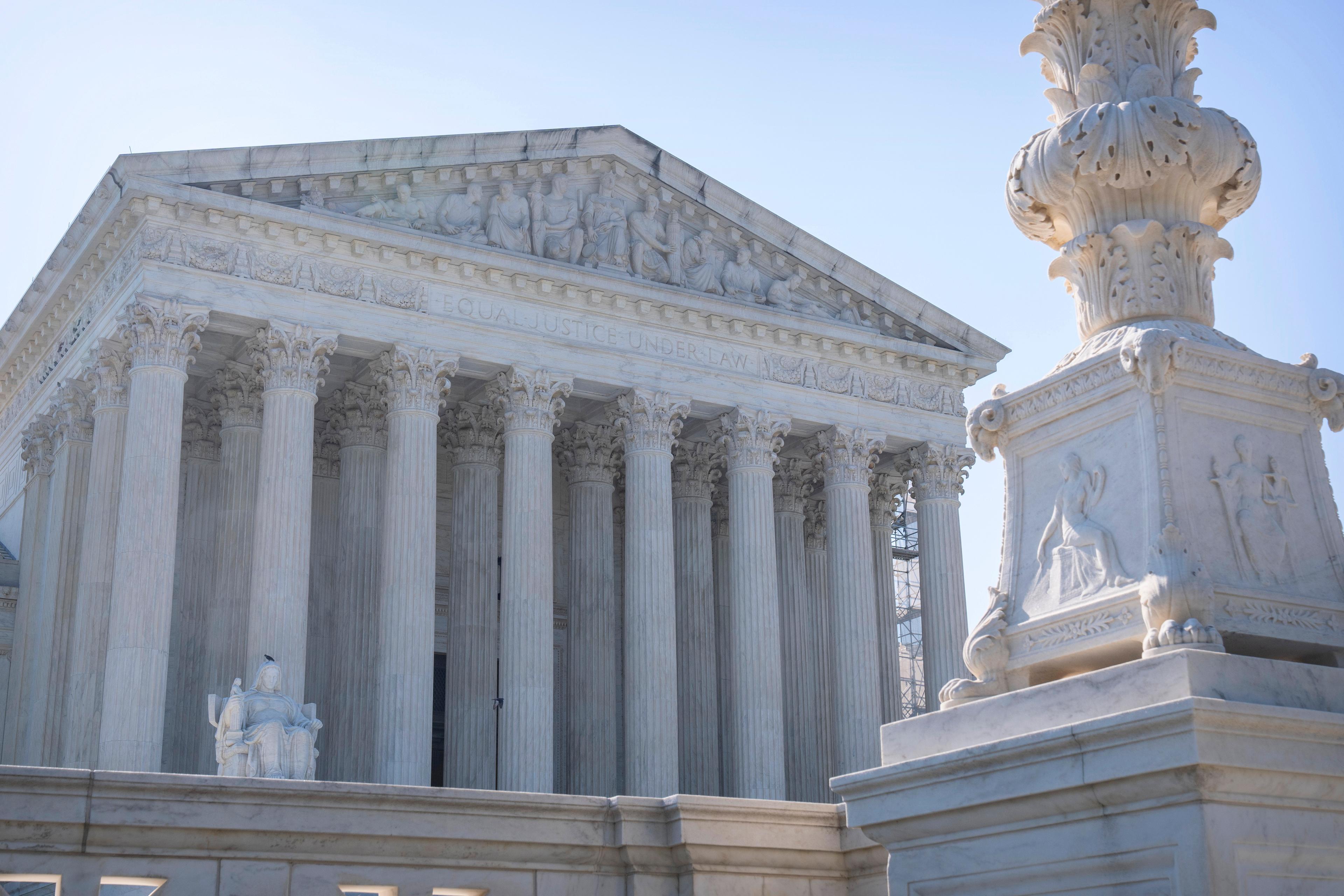USA:s högsta domstol i Washington DC. Arkivbild. Foto: Mark Schiefelbein/AP/TT