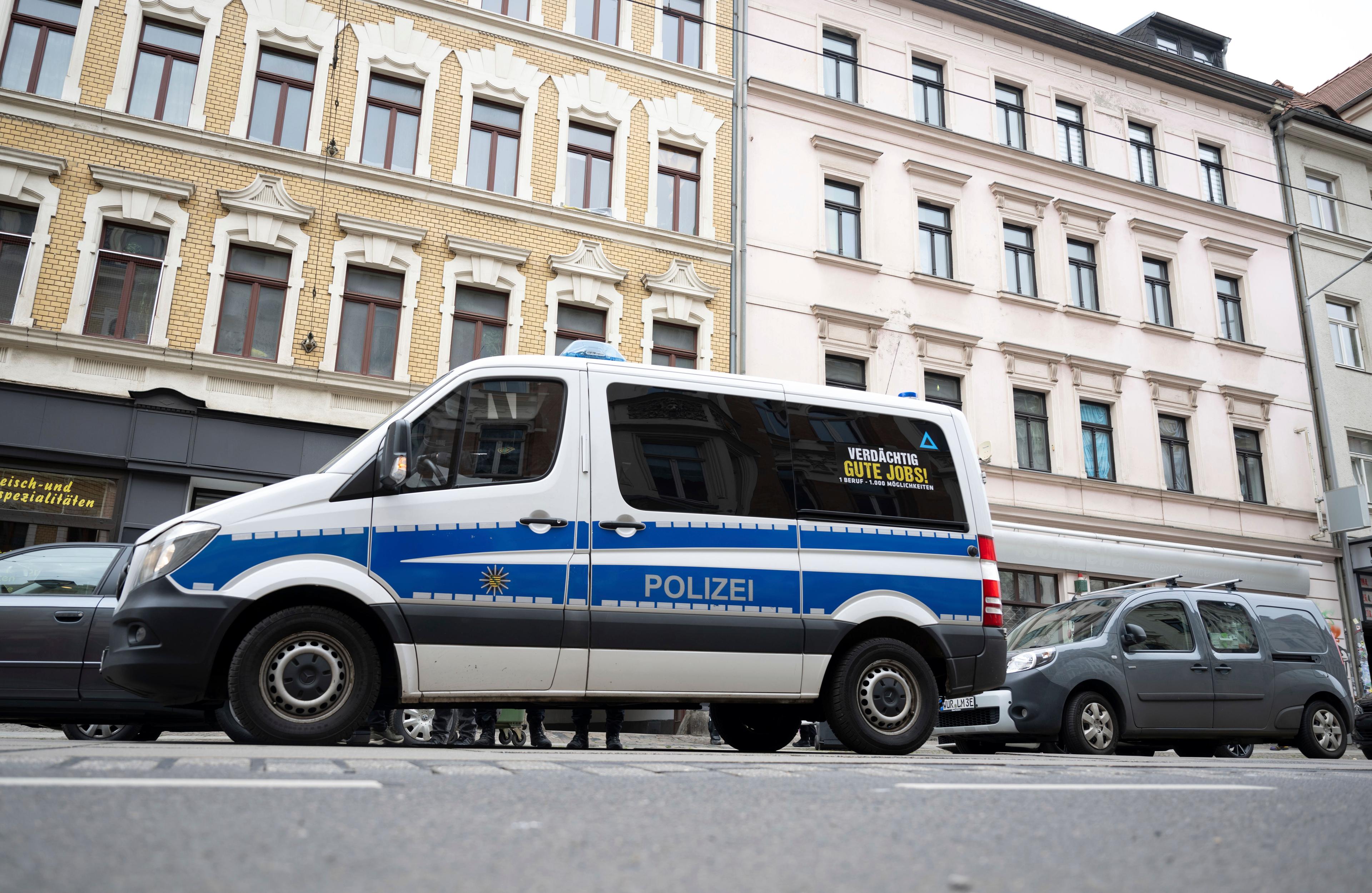 Tysk polis har gripit tre misstänkta utländska agenter. Arkivbild. Foto: Hendrik Schmidt/AP/TT